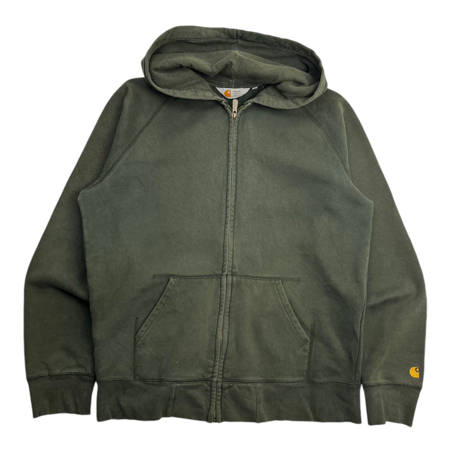 Vintage Carhartt ZipUp Hoodie Forest Green