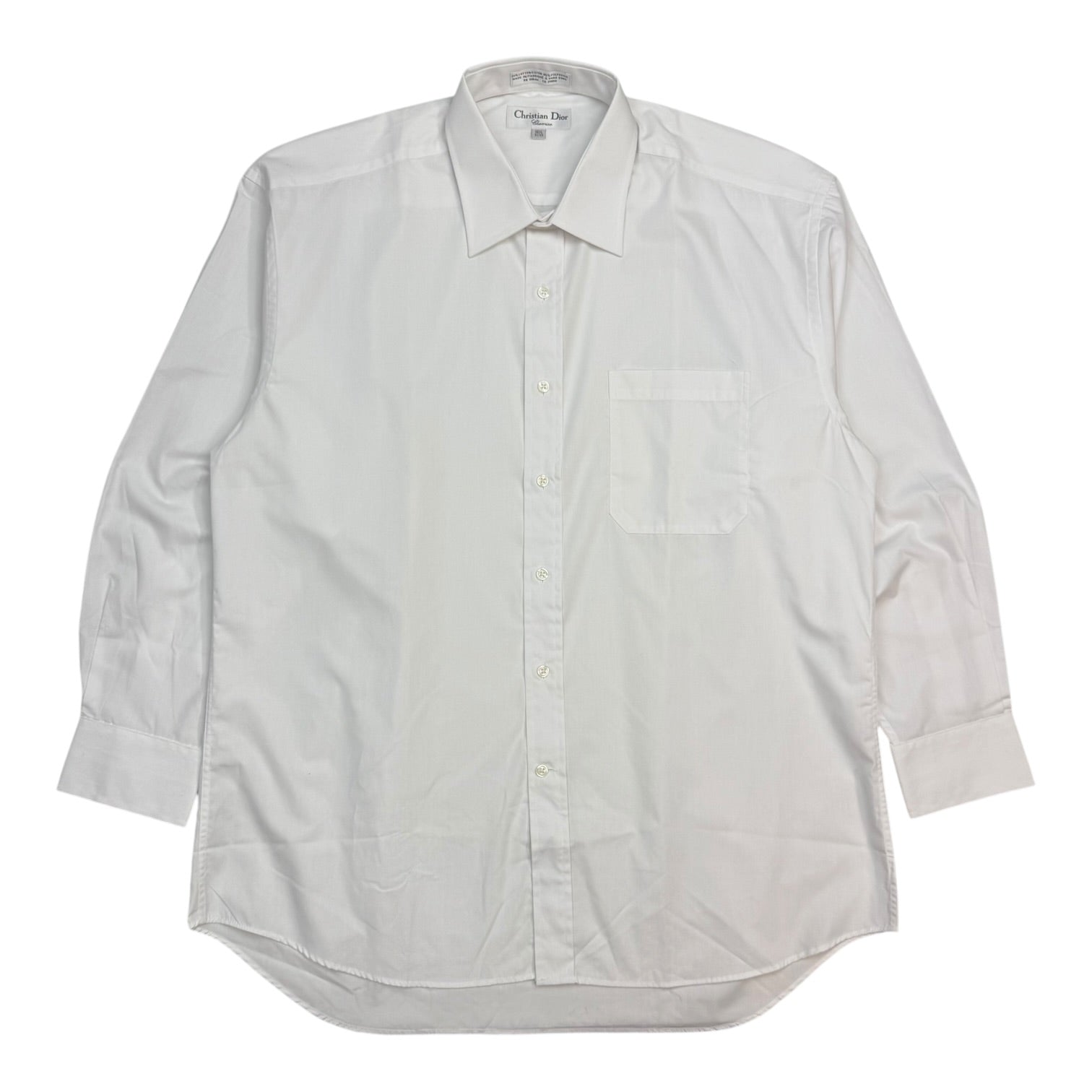 Vintage Christian Dior Button Up Shirt White