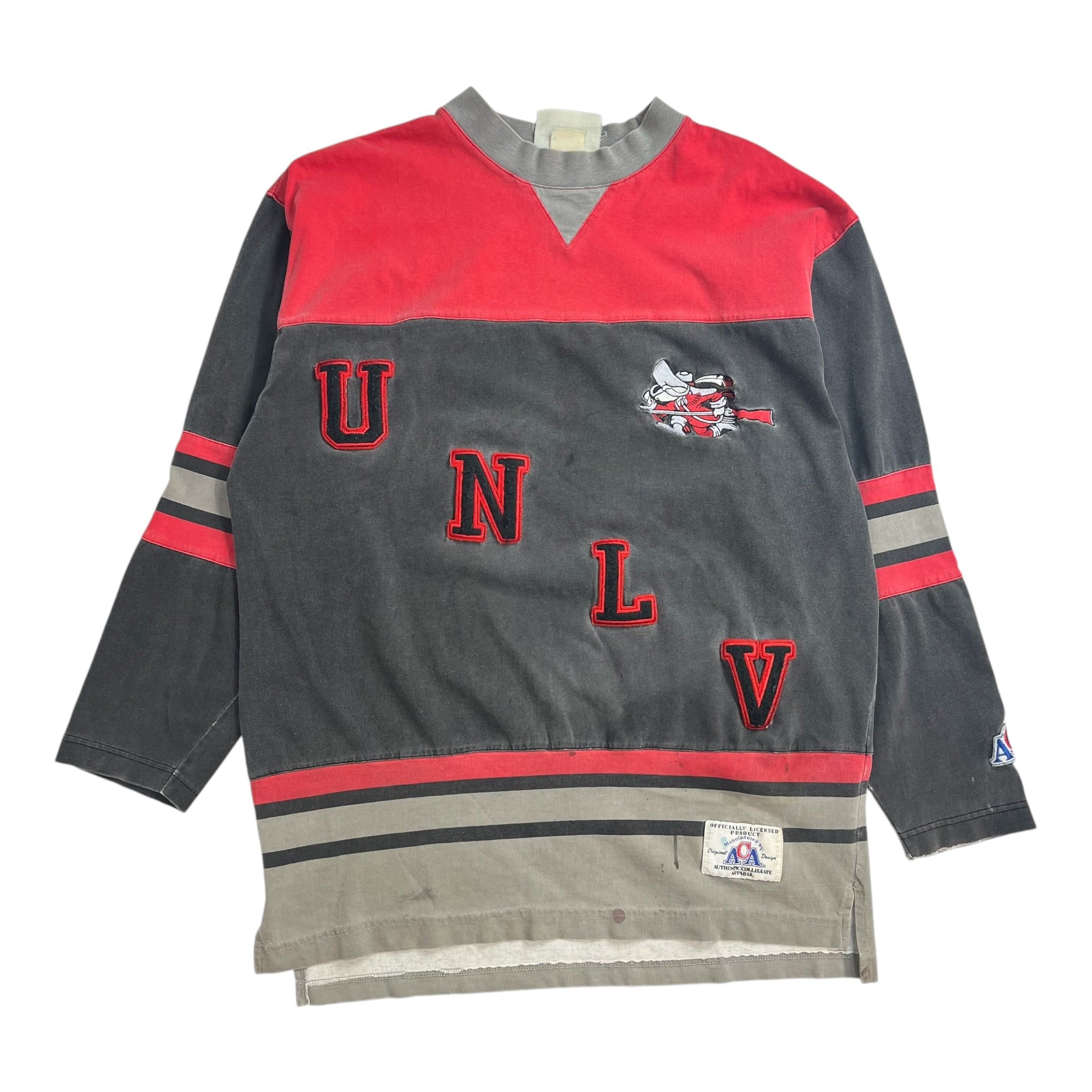 Vintage UNLV Long Sleeve Tee Grey/Red