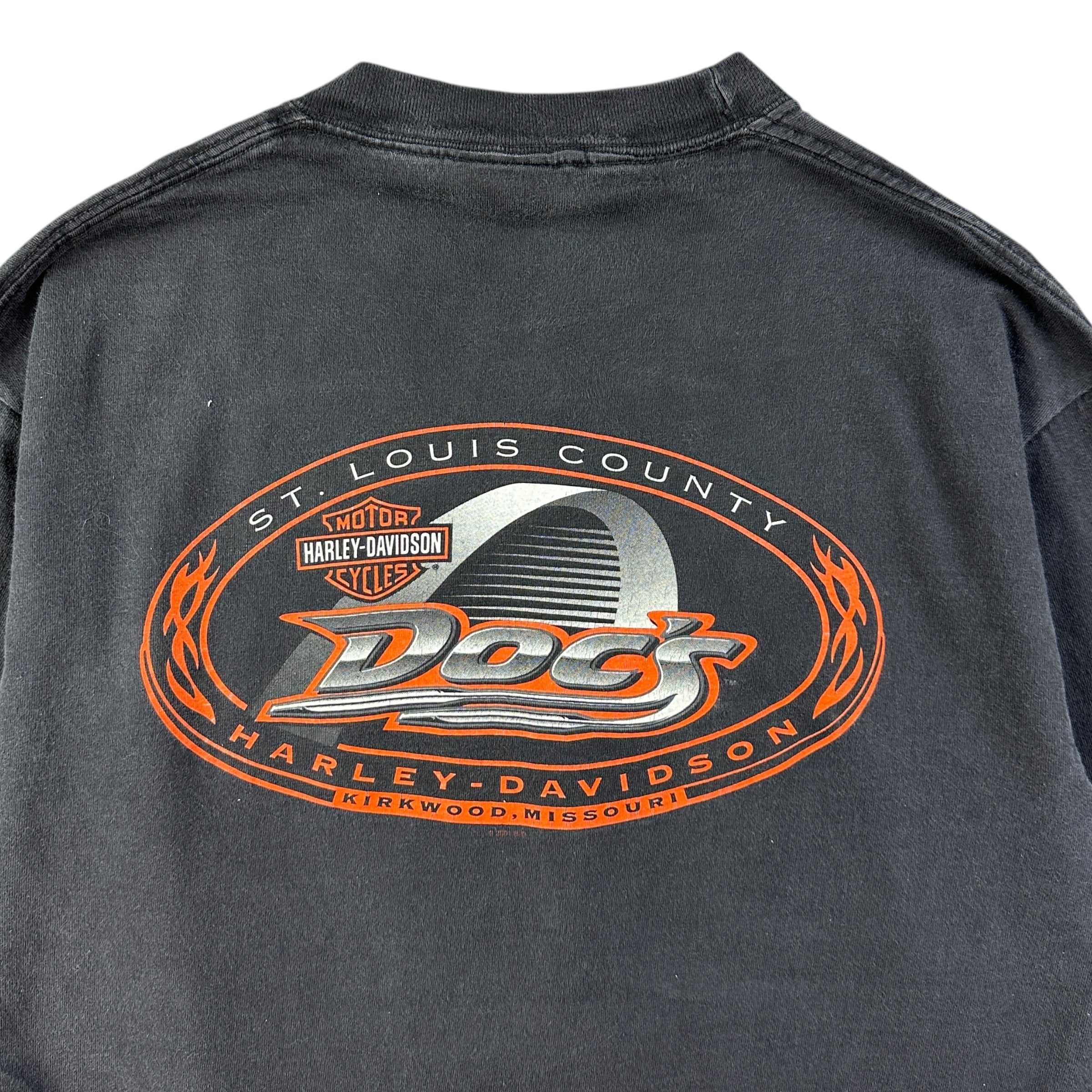 2002 Harley Davidson Make Some Noise L/S Tee Black