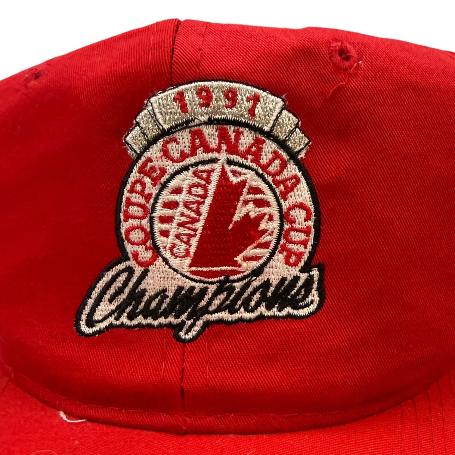 1997 Starter Team Canada Cup Hat  Red