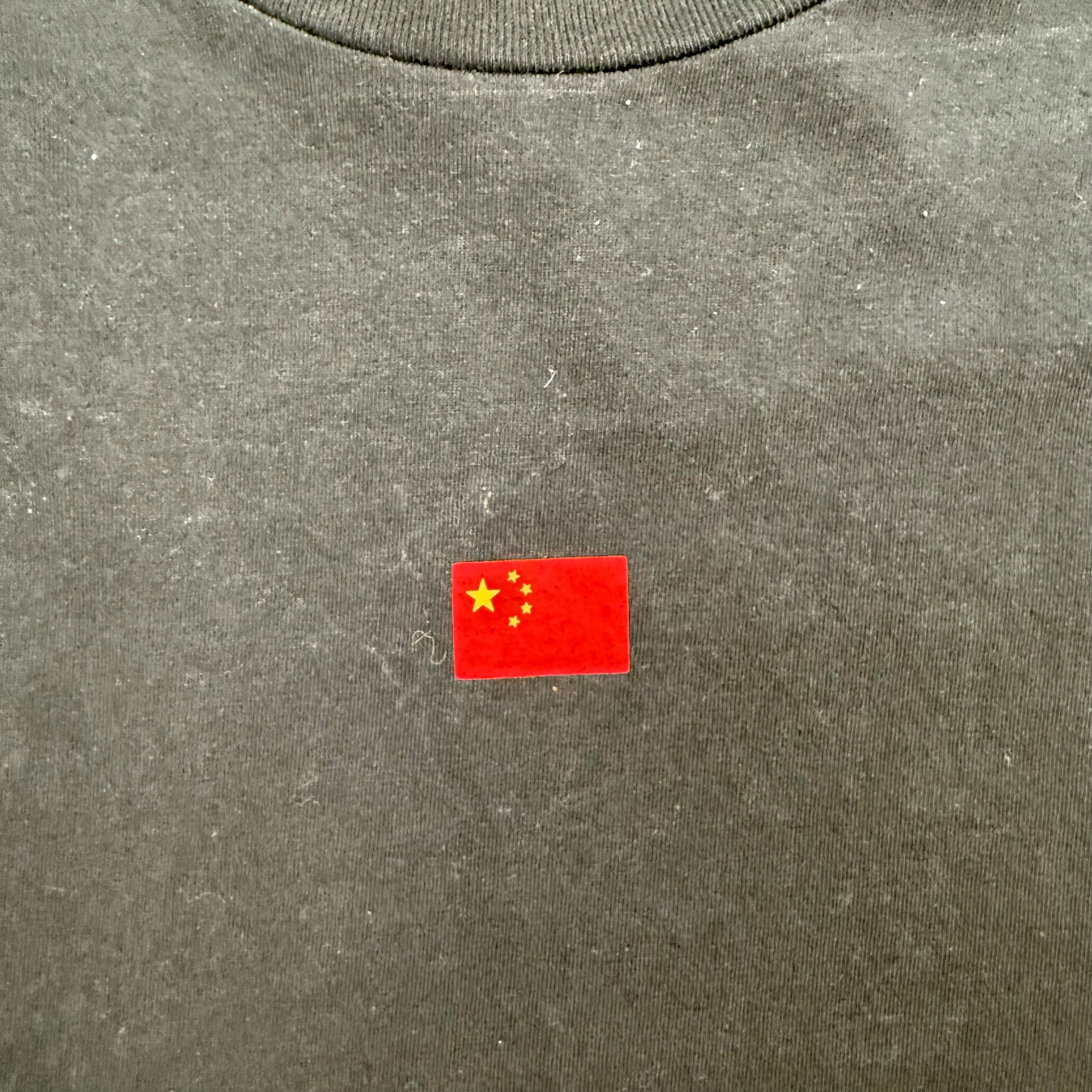 Anti Social Social Club China Flag Tee Blaxk