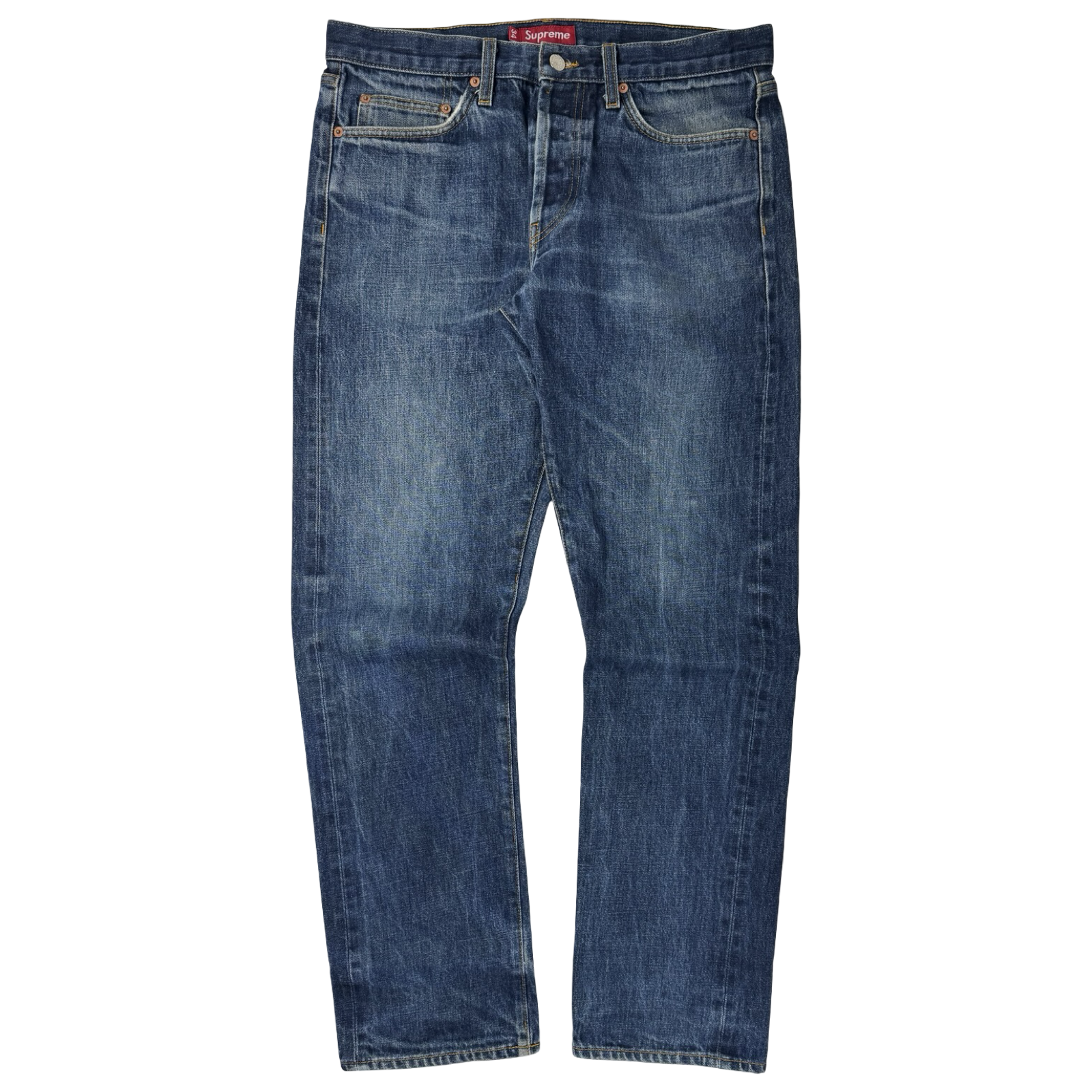 Supreme Rigid Slim Medium Wash Denim Pant