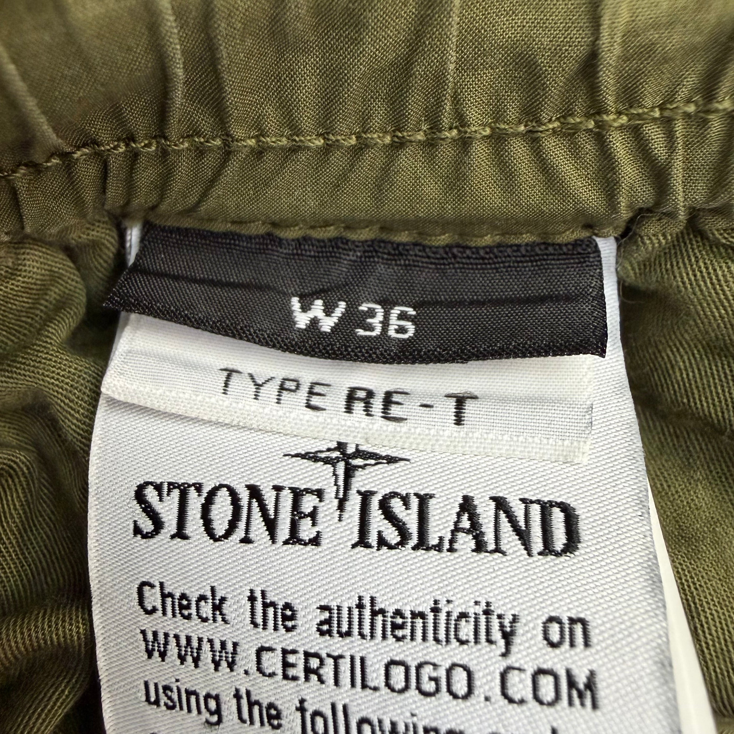 Stone Island Cargo Trousers Green