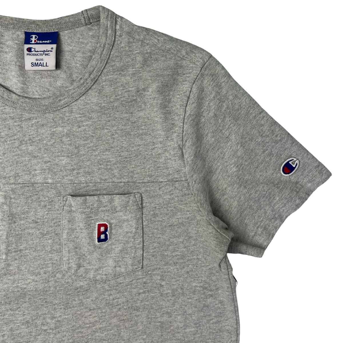 Champion x Beams Pocket x Zip T-Shirt