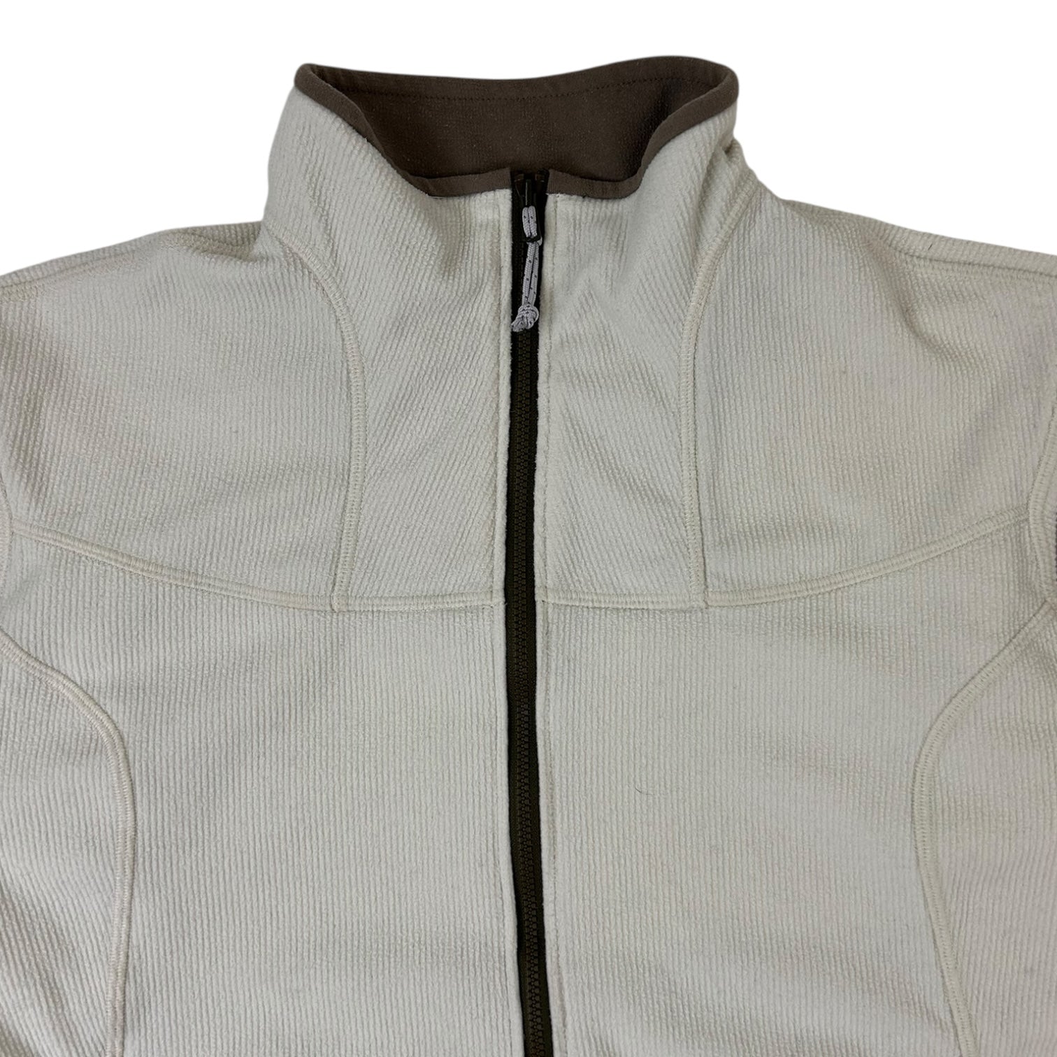 Women’s Arc'teryx Polartec Fleece Zip Up Jacket White