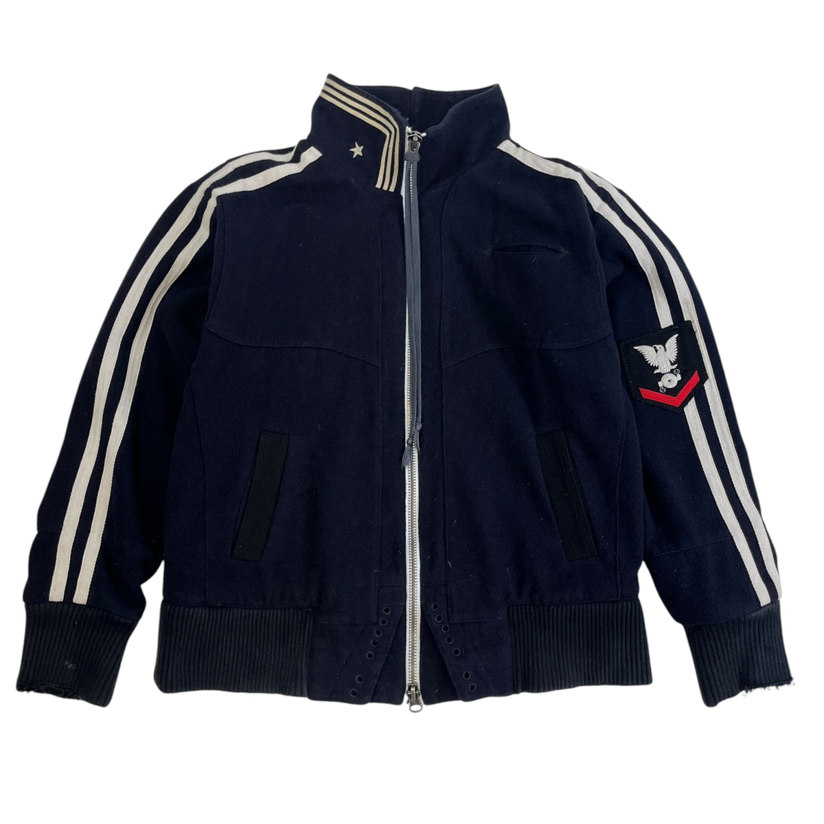 Greg Lauren Navy Sailor Track Jacket