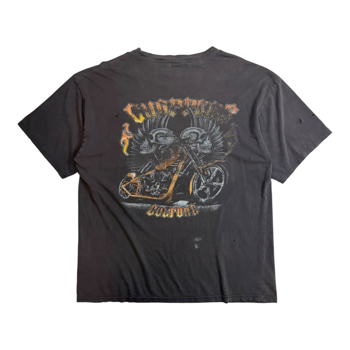 Vintage Orange County Choppers Flame T-Shirt Black