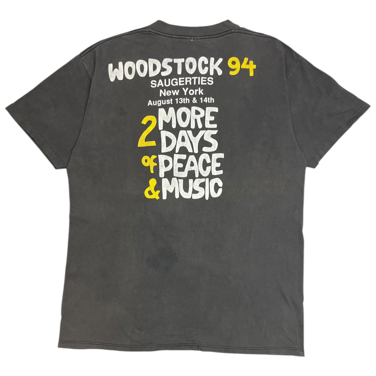 1994 Woodstock Tee Faded Black