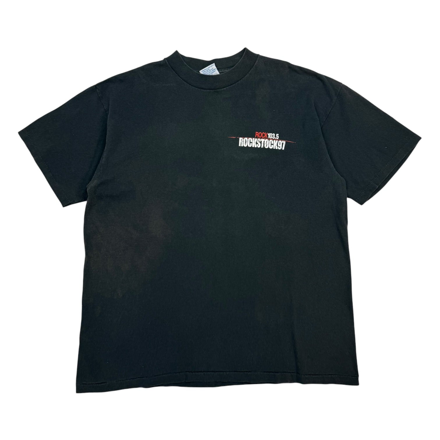 1997 Rockstock 97 Concert Tee Black