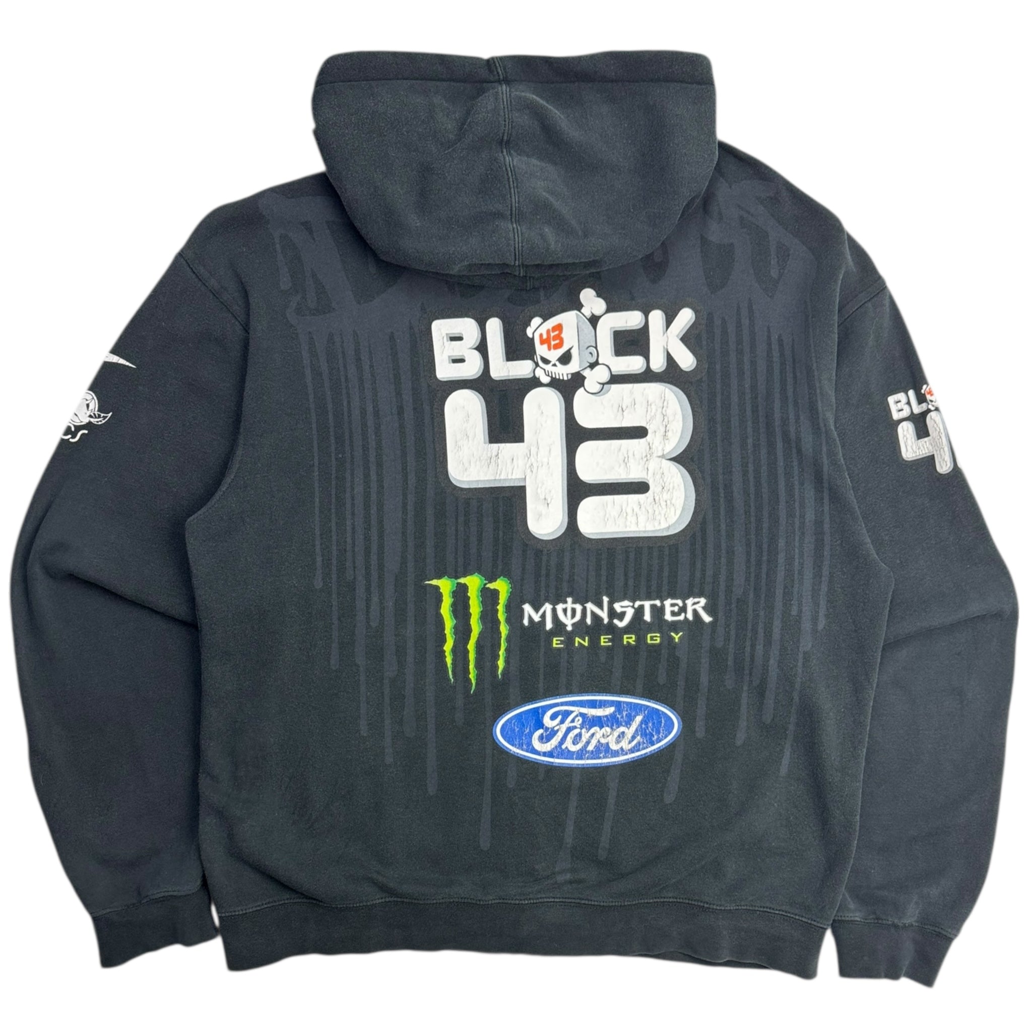 Vintage Y2K DC x Ken Block x Monster Energy Zip Hoodie
