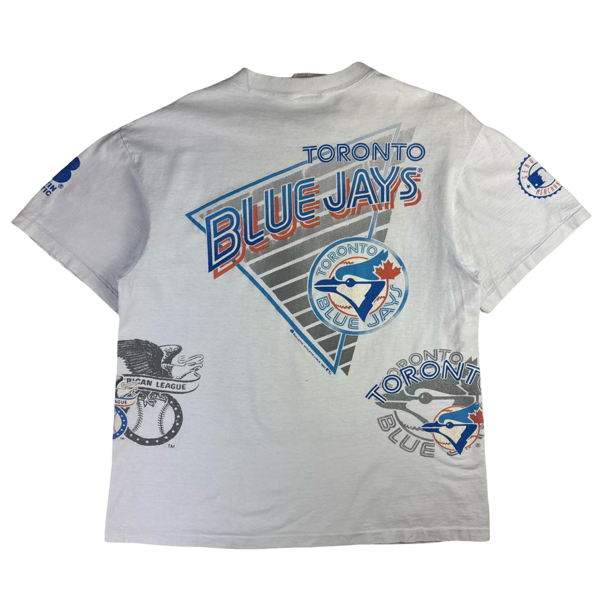 1991 Toronto Blue Jays Bulletin All Over Print MLB T-Shirt