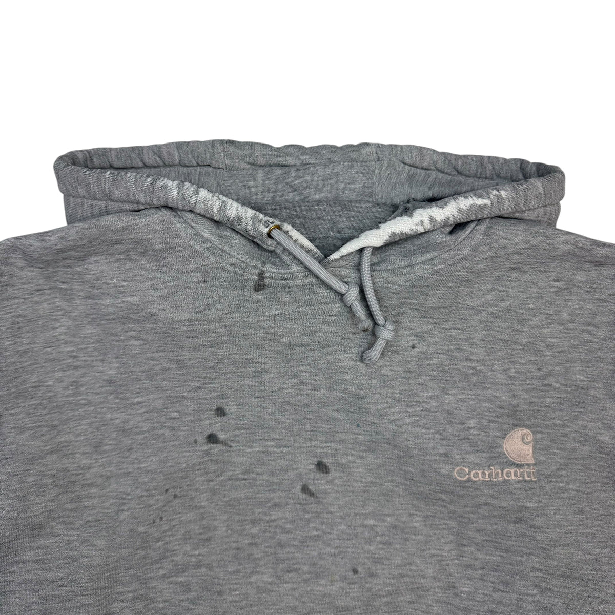 Vintage Carhartt Distressed Hoodie Grey