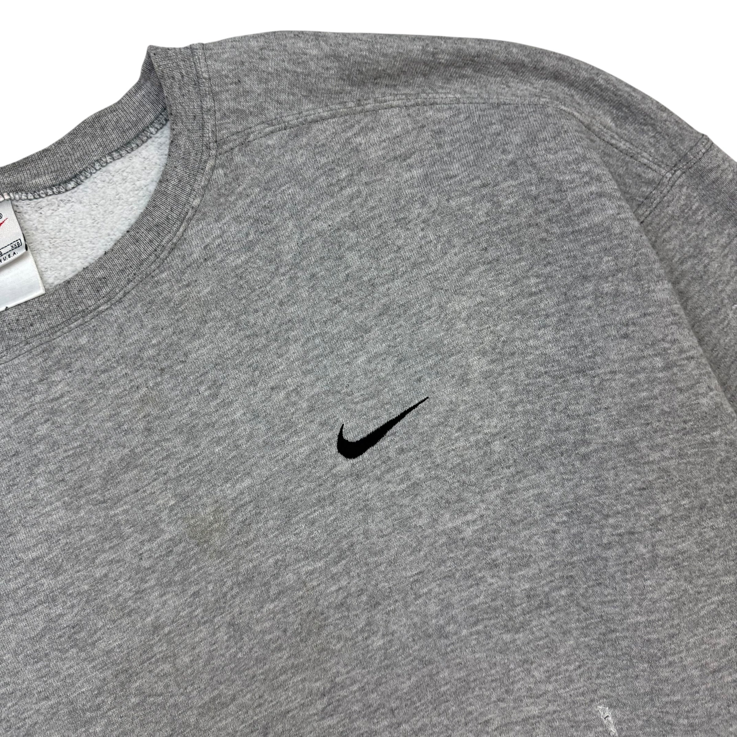 Vintage Nike Crewneck Sweater Grey