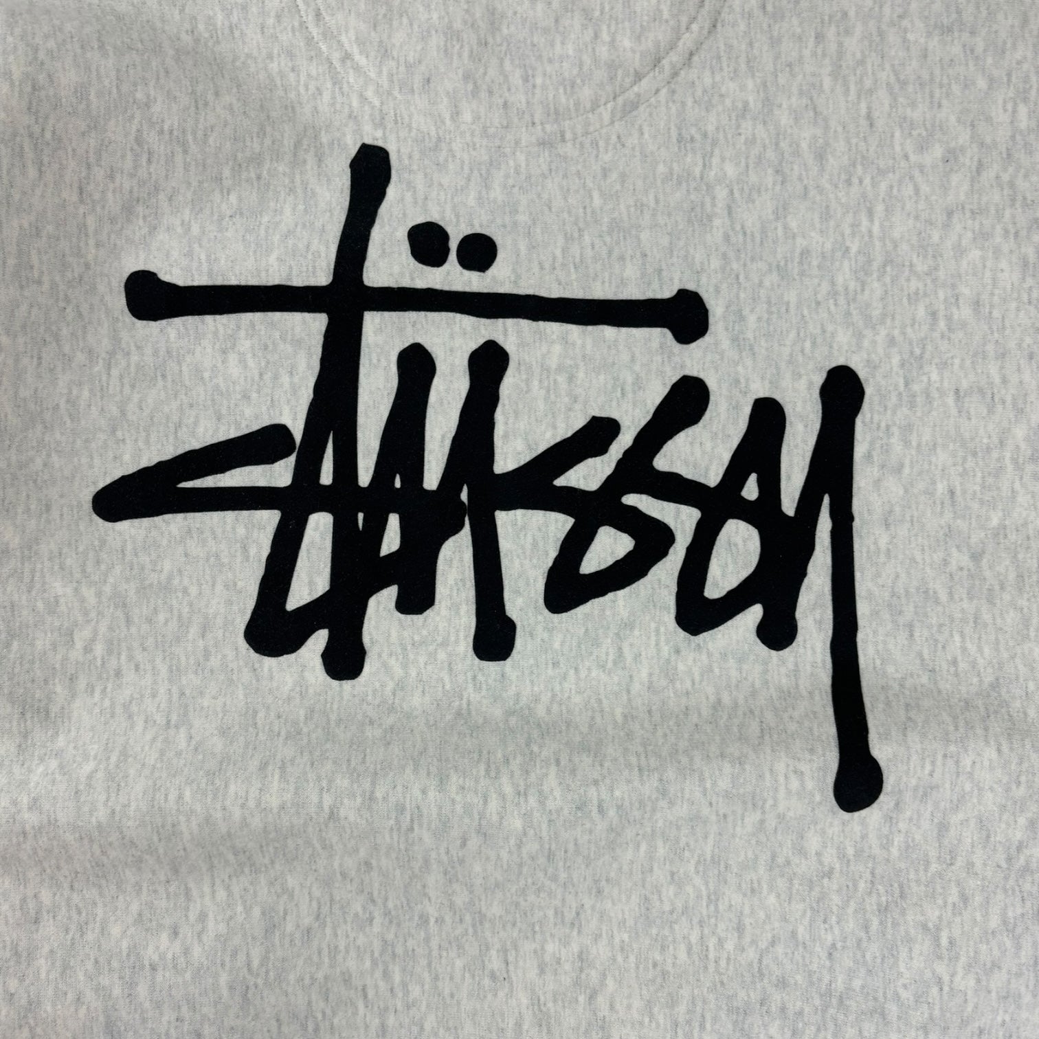 Stussy Basic Crewneck Ash Heather