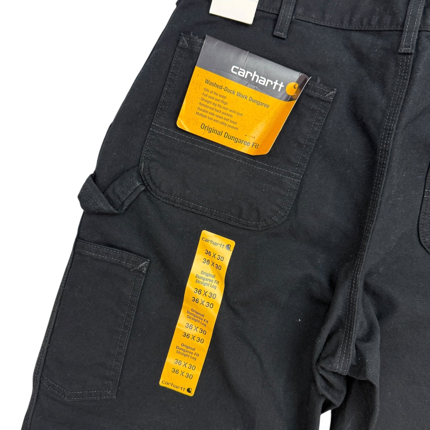 Vintage Carhartt Dungaree Pants Black