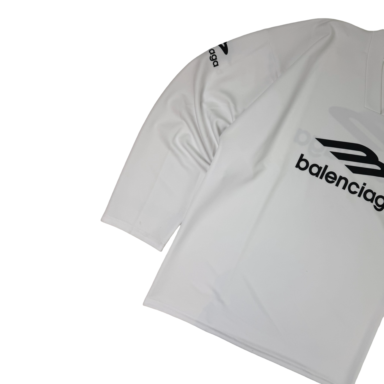 Balenciaga Skiwear 3B Sports Icon Long Sleeve Jersey White