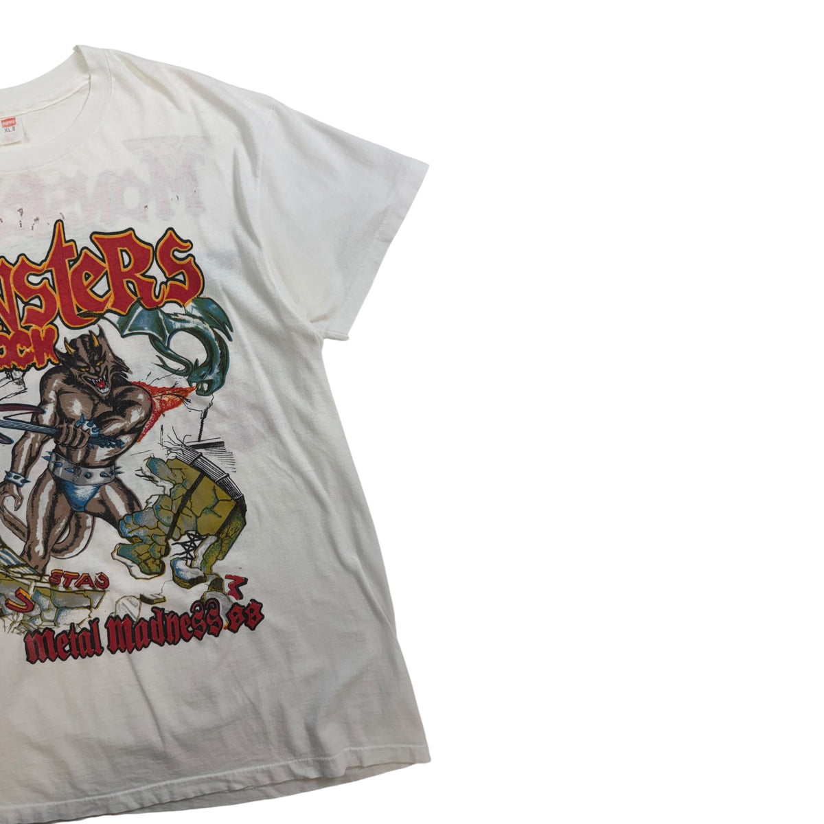 Vintage Monster Of Rock T-Shirt White