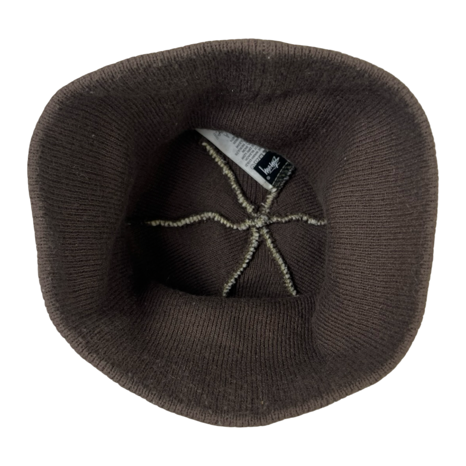 Stussy S Crown Jacquard Skullcap Bone