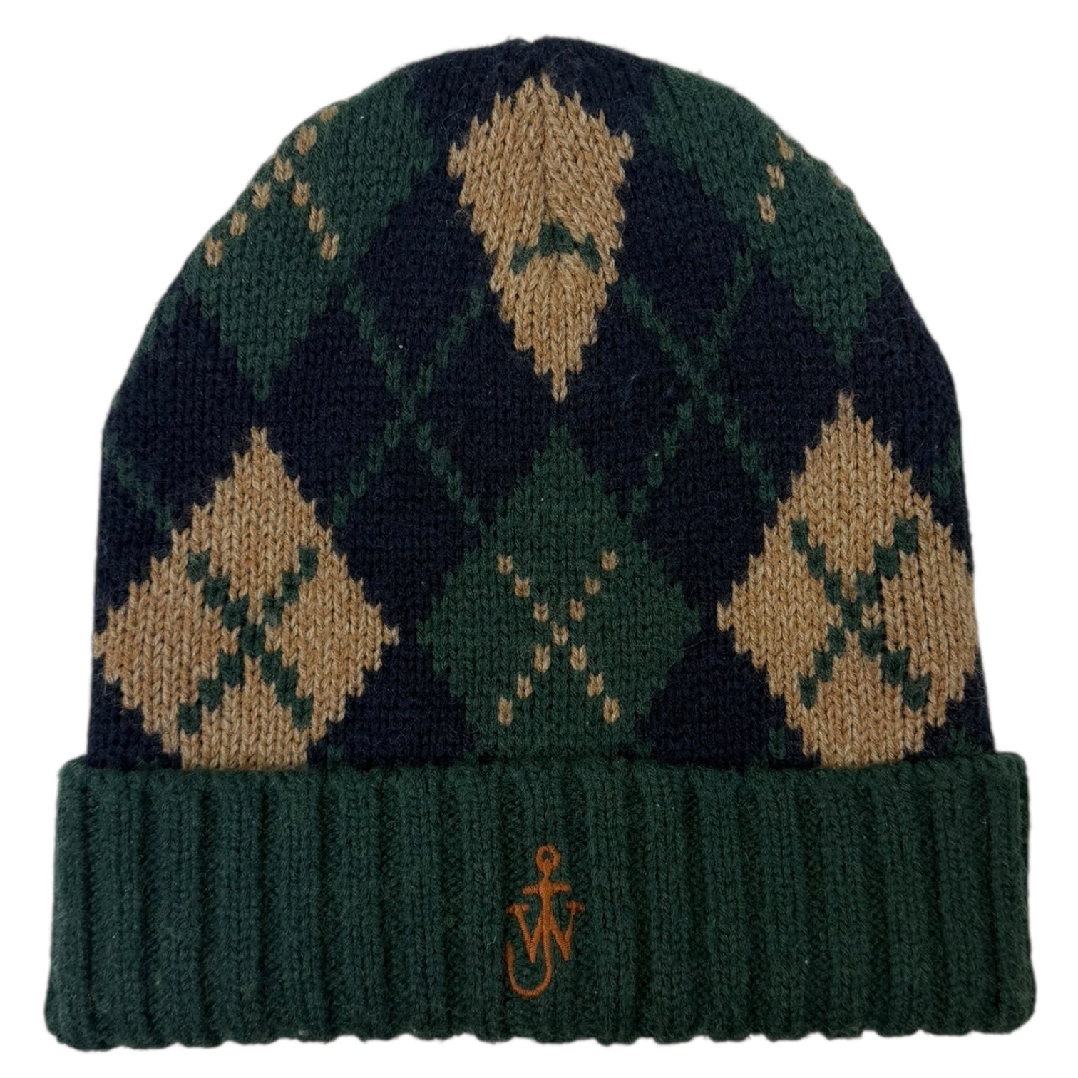 Uniqlo x JW Anderson Plaid Beanie Green
