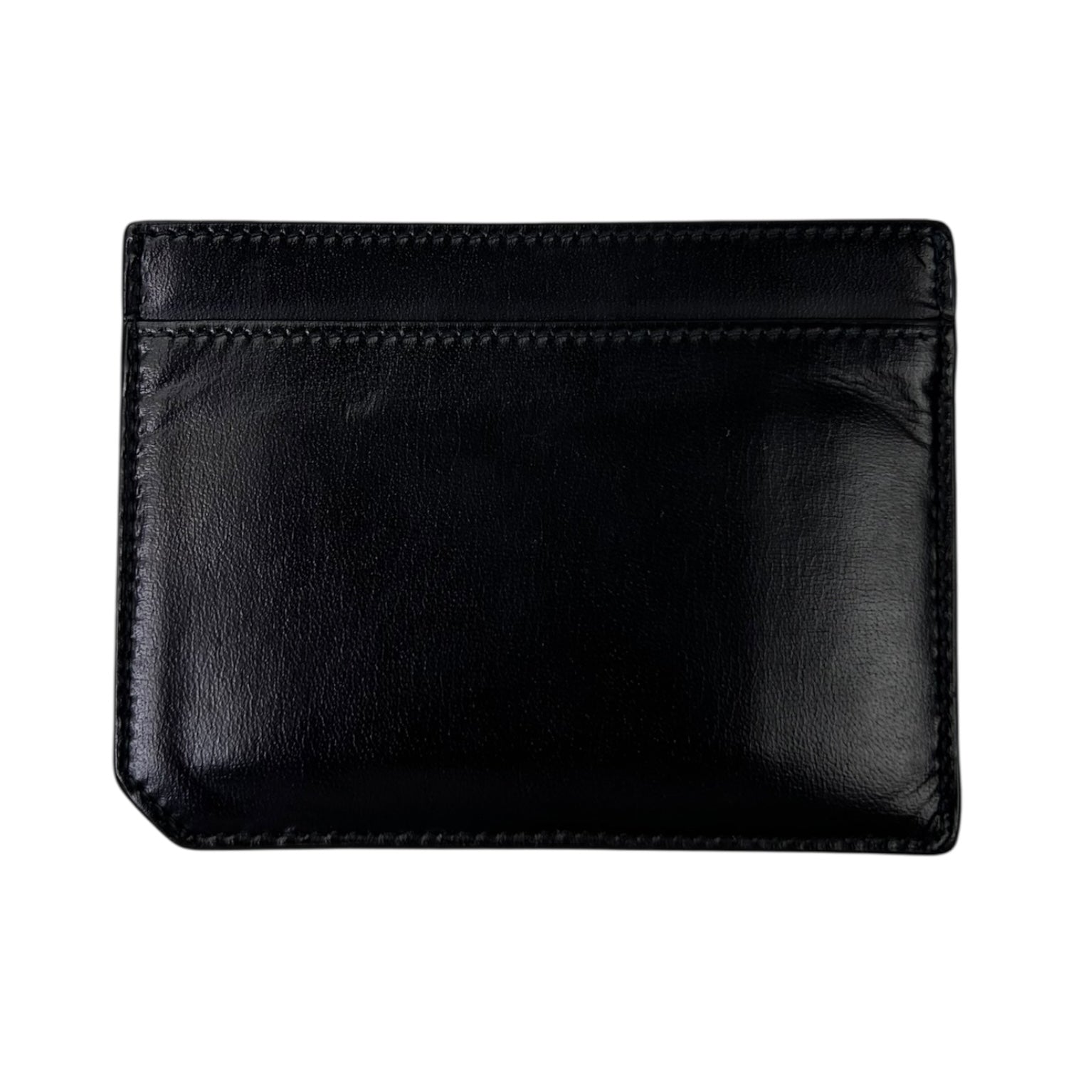 Yves Saint Laurent Leather Card Holder Black