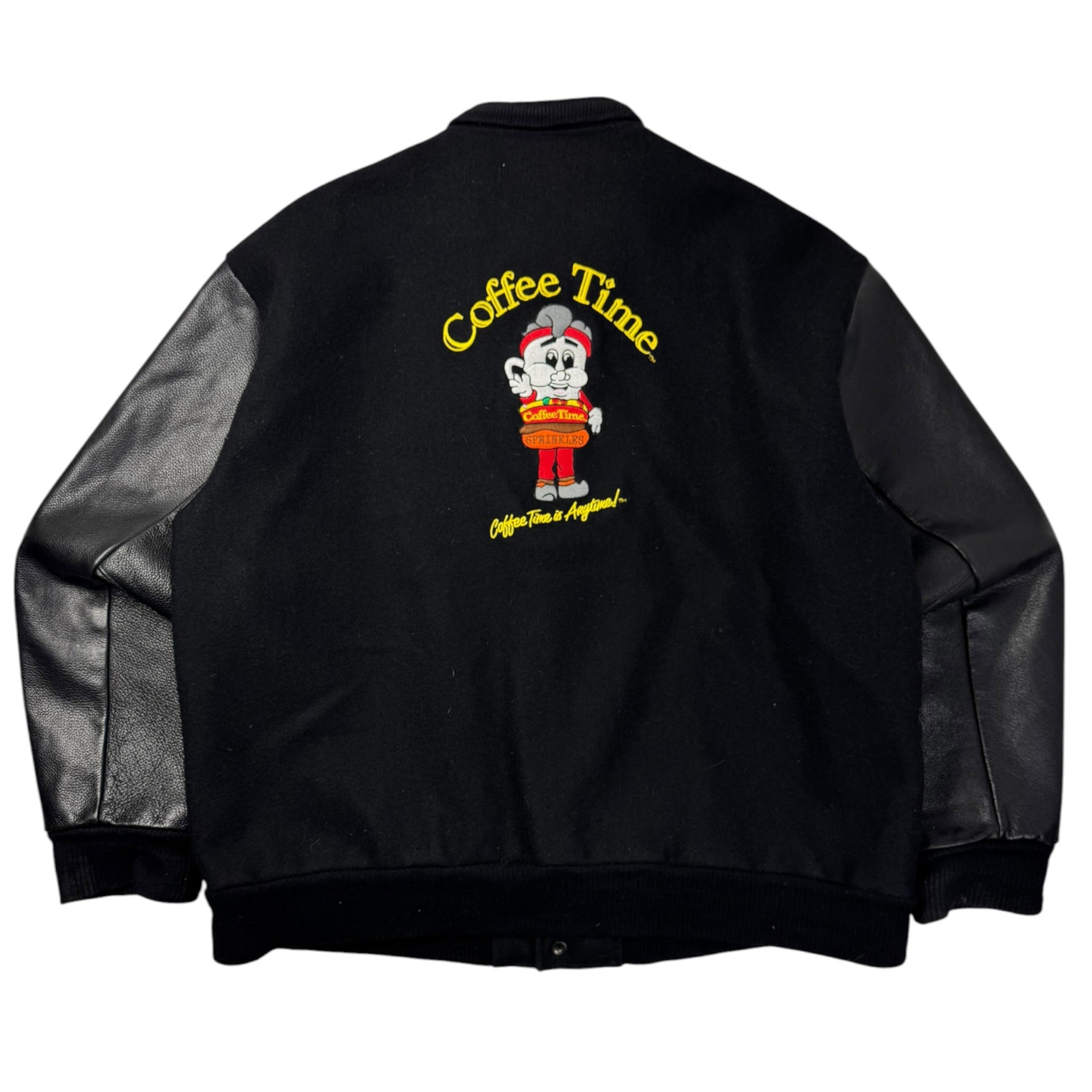 Vintage Coffee Time Coffee Shop Promo Varsity Jacket