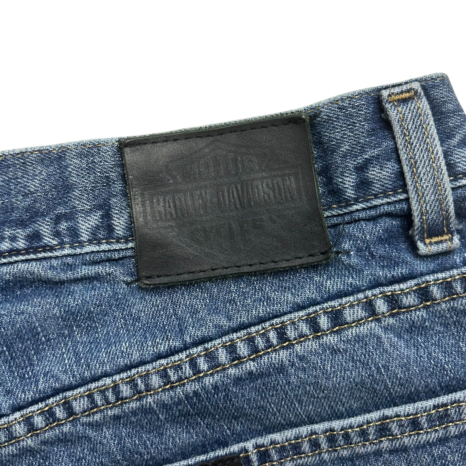 Vintage Harley Davidson Denim Pants