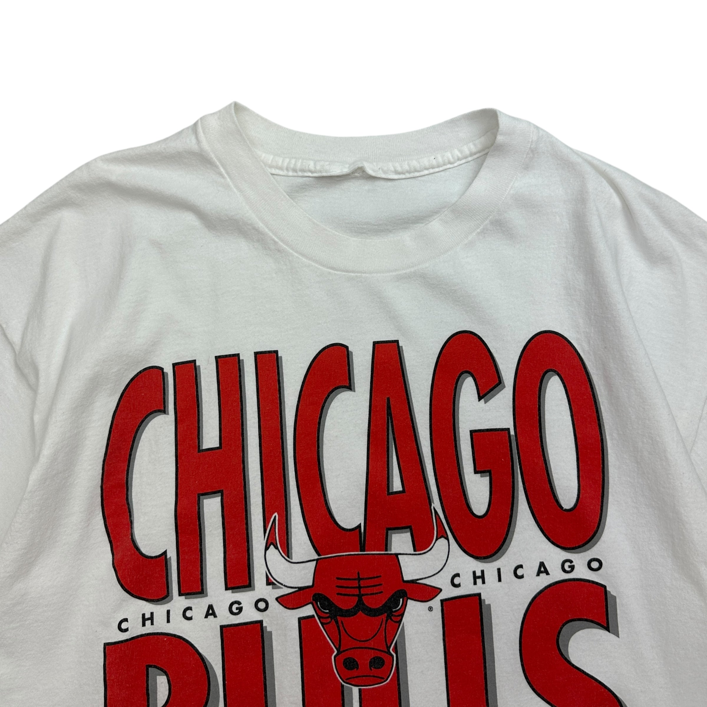 Vintage Chicago Bulls Logo Tee White