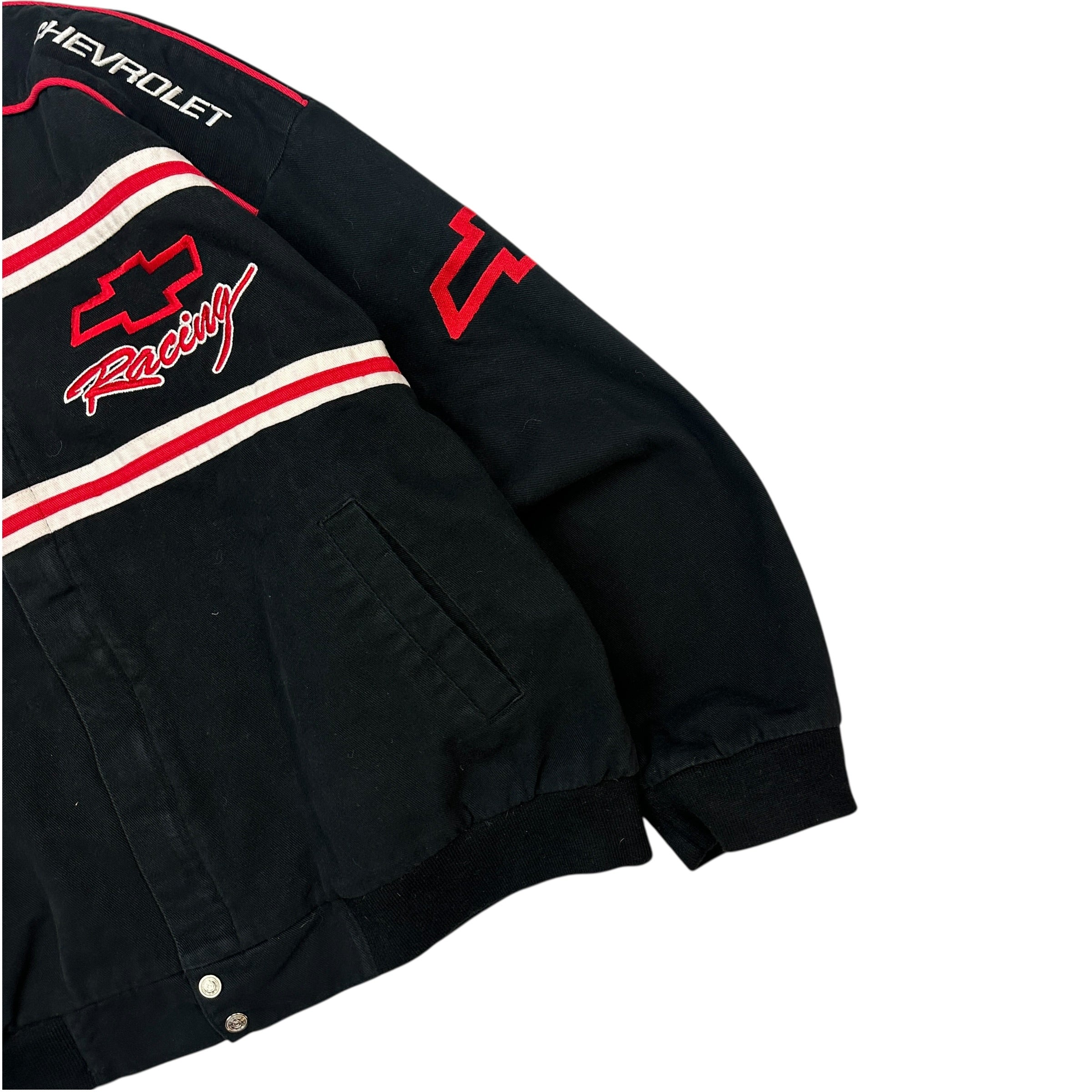 Vintage Nascar Chevrolet Racing Jacket Black/Red