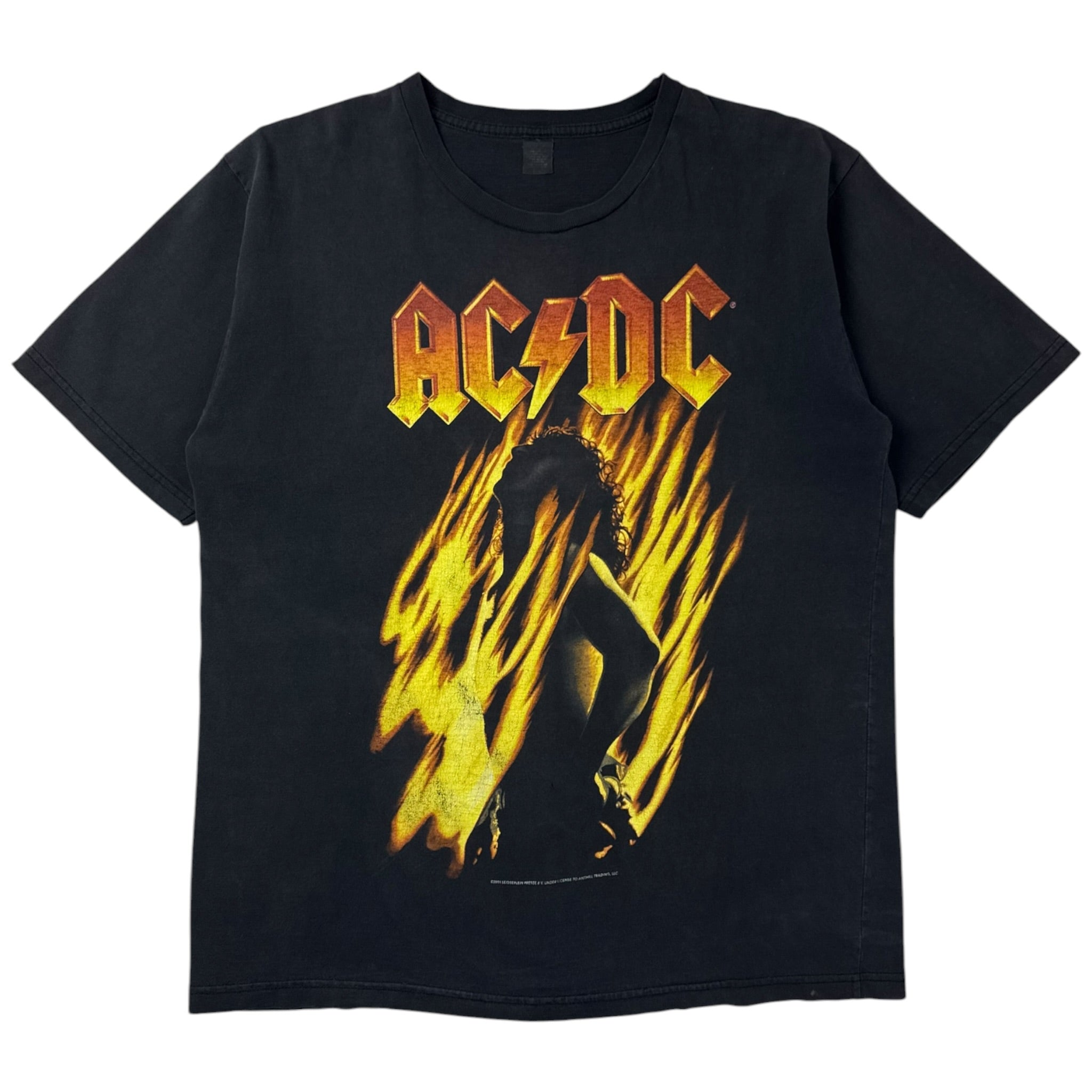 2001 AC/DC ‘Bonfire’ Rock Band T-Shirt