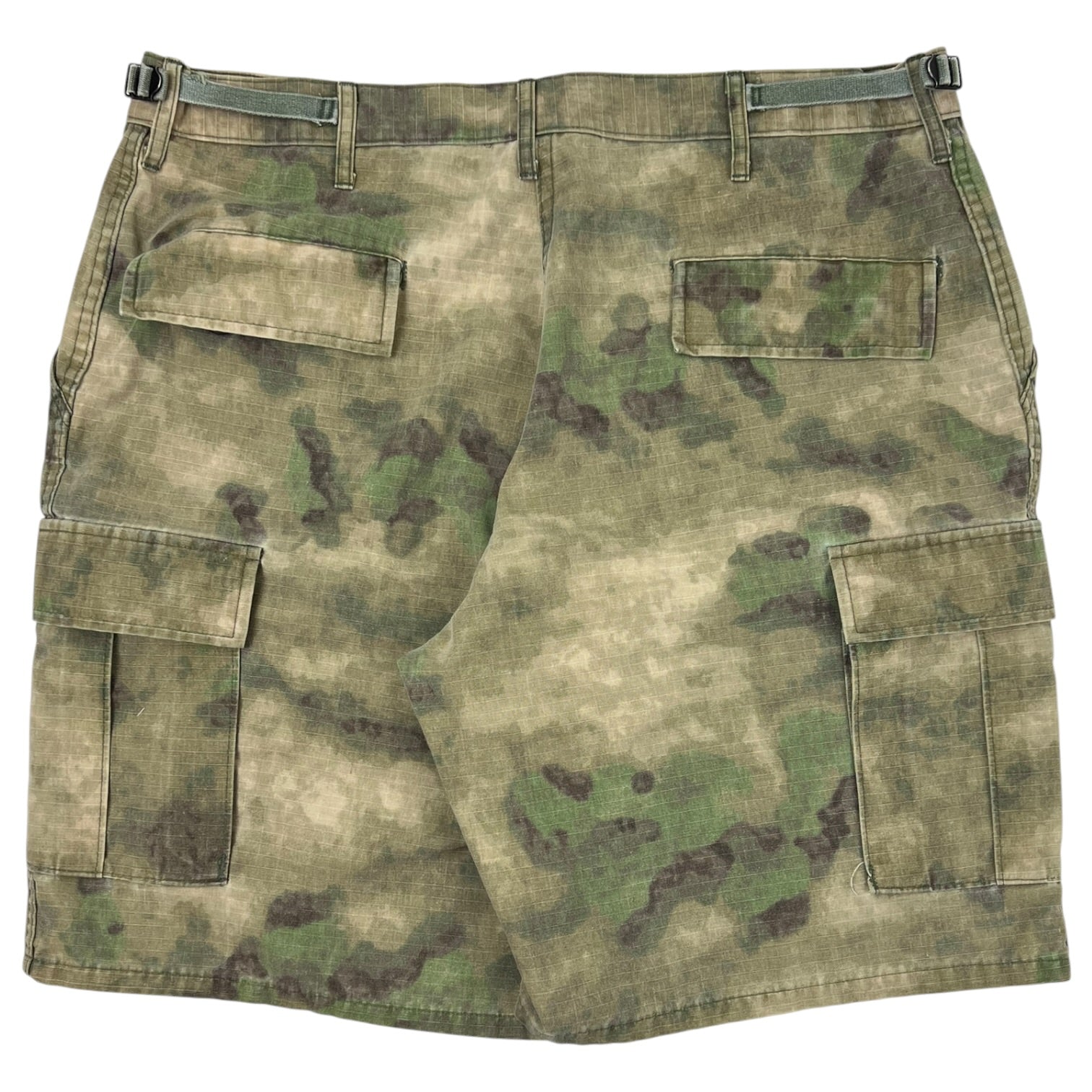 Vintage MFH US BDU Bermuda Shorts Green Camouflage