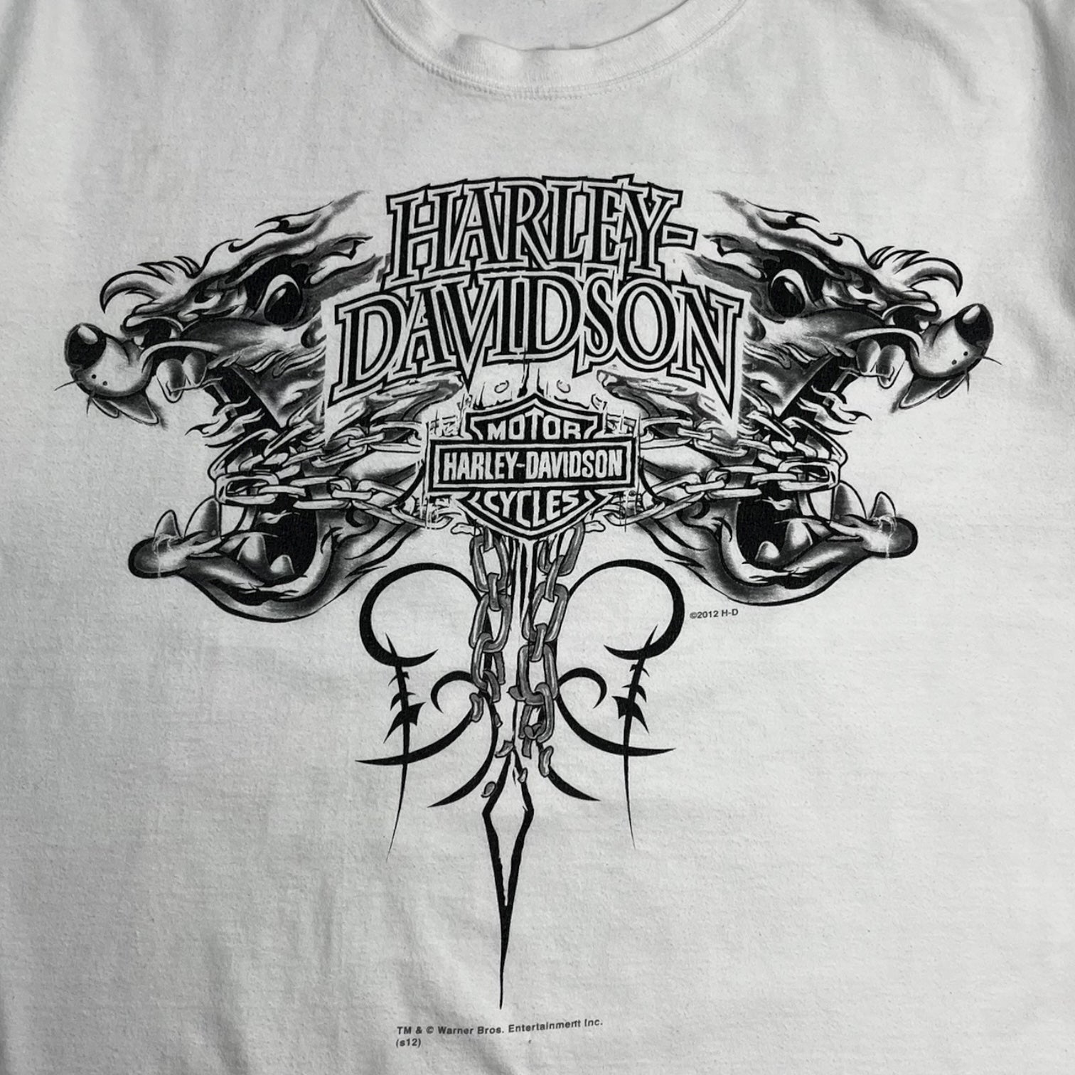Harley Davidson Duel Taz Looney Tunes T-Shirt