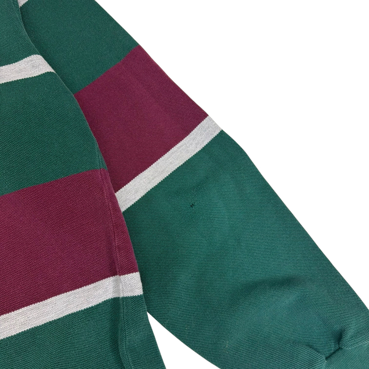 Vintage Polo Ralph Lauren Stripe Rugby Polo Green