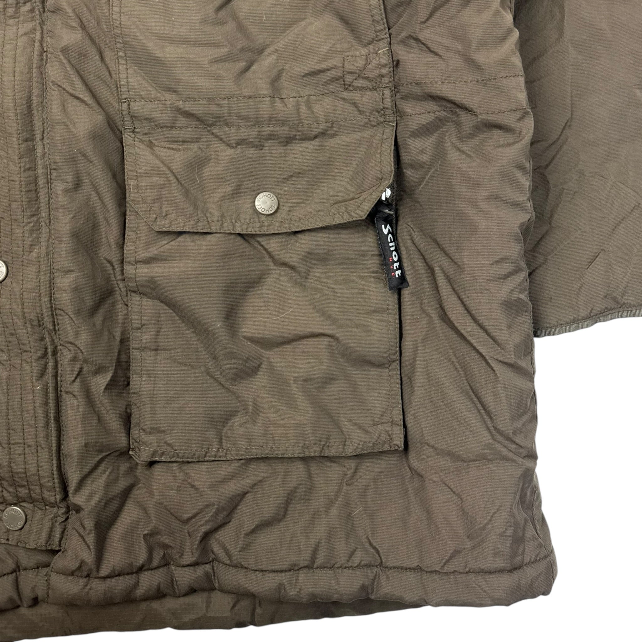 Vintage Schott NYC Military Parka Jacket