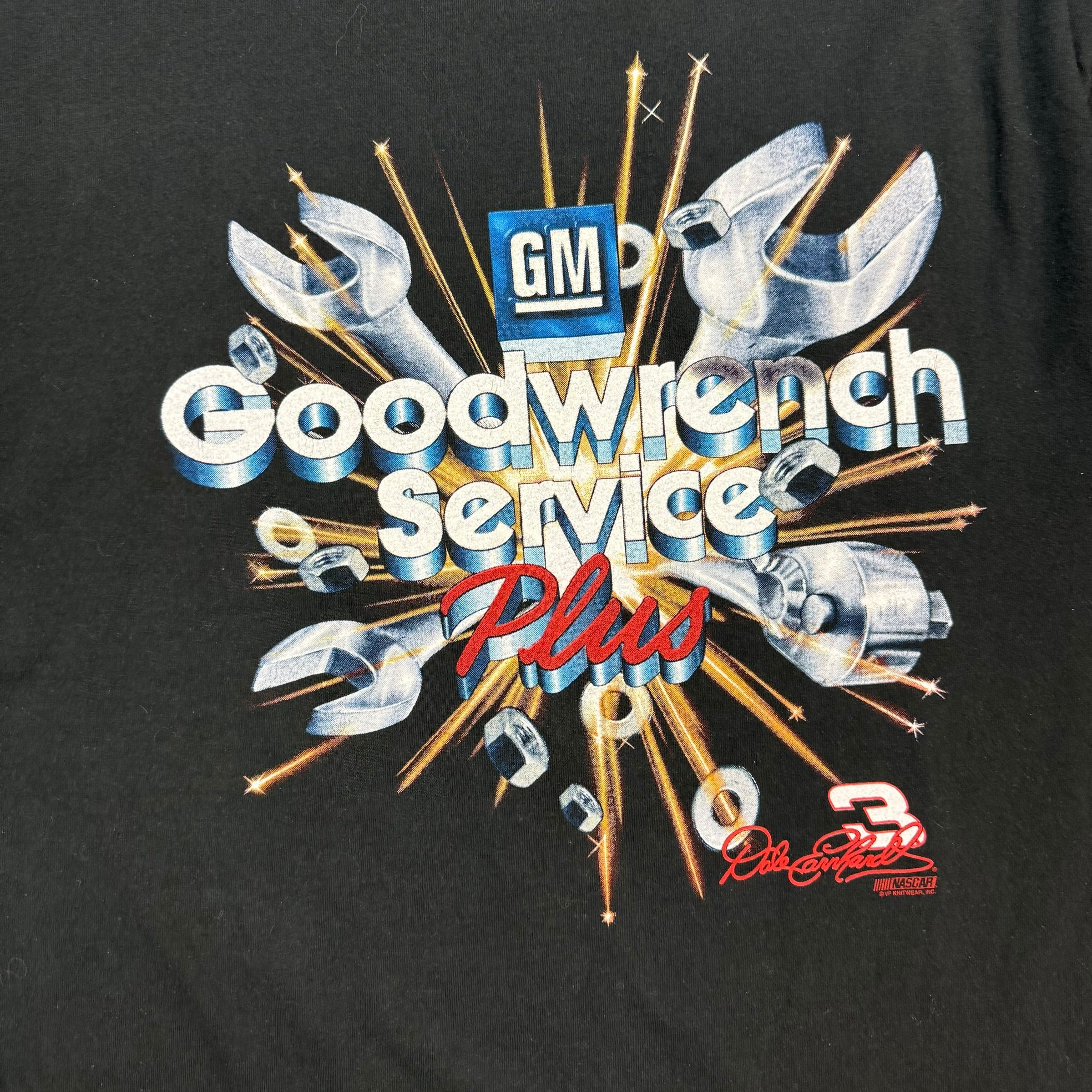 Vintage Dale Earnhardt GM Gooodwrench Services Tee Black