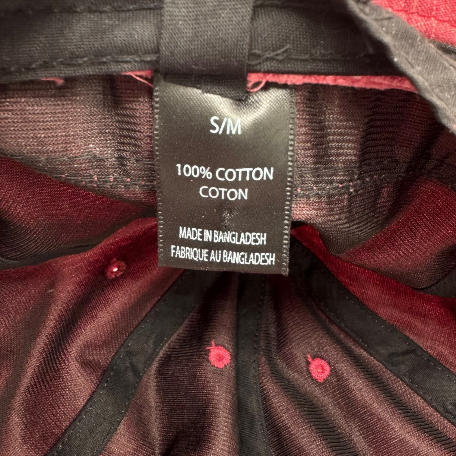 Stussy Ripstop Bell Bucket Hat Washed Red