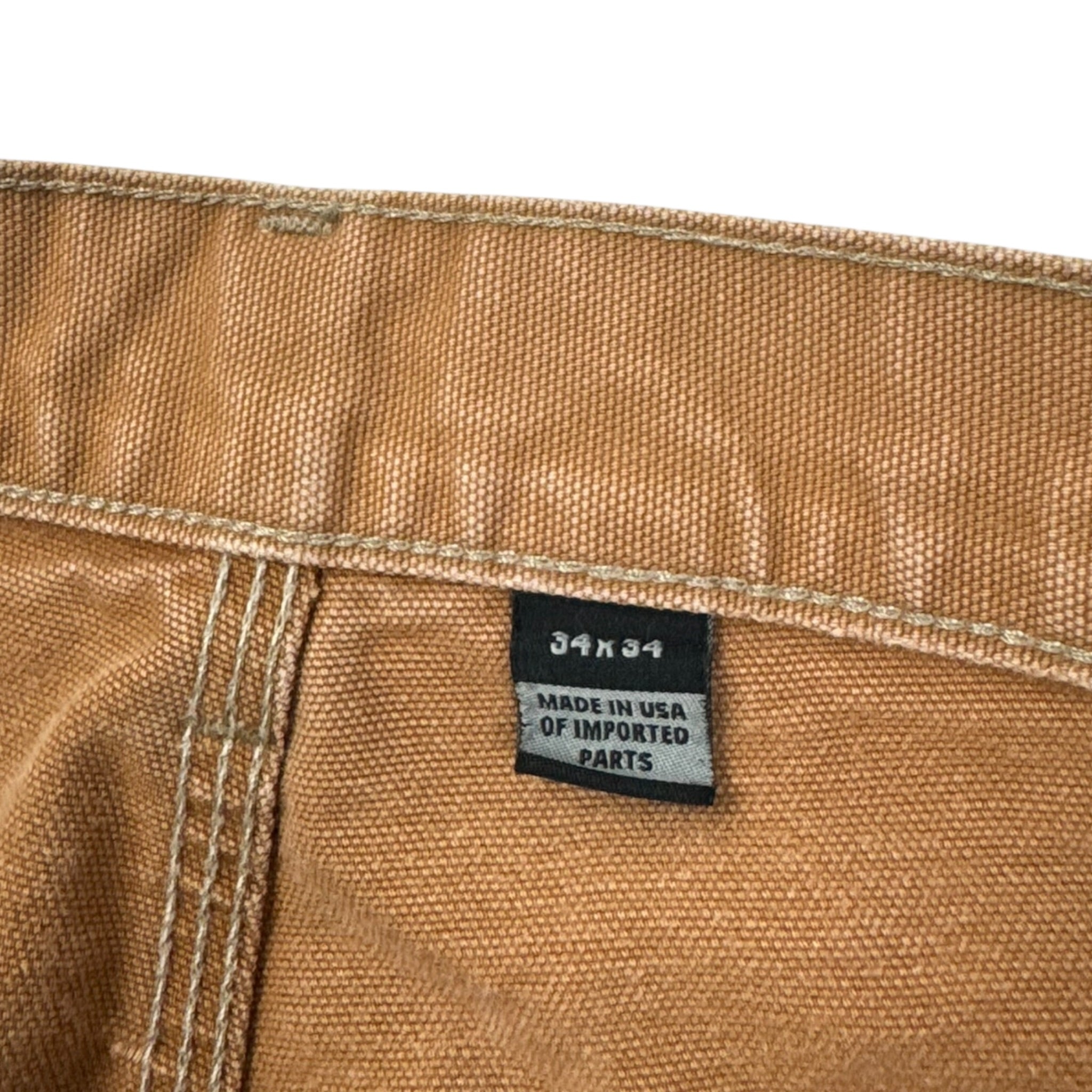 Vintage Carhartt Double Knee Bottoms Faded Tan