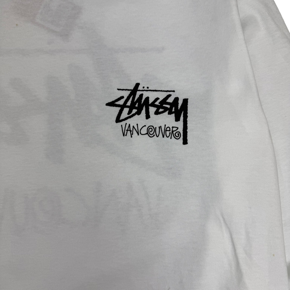 Stussy Vancouver Chapter L/S Tee White