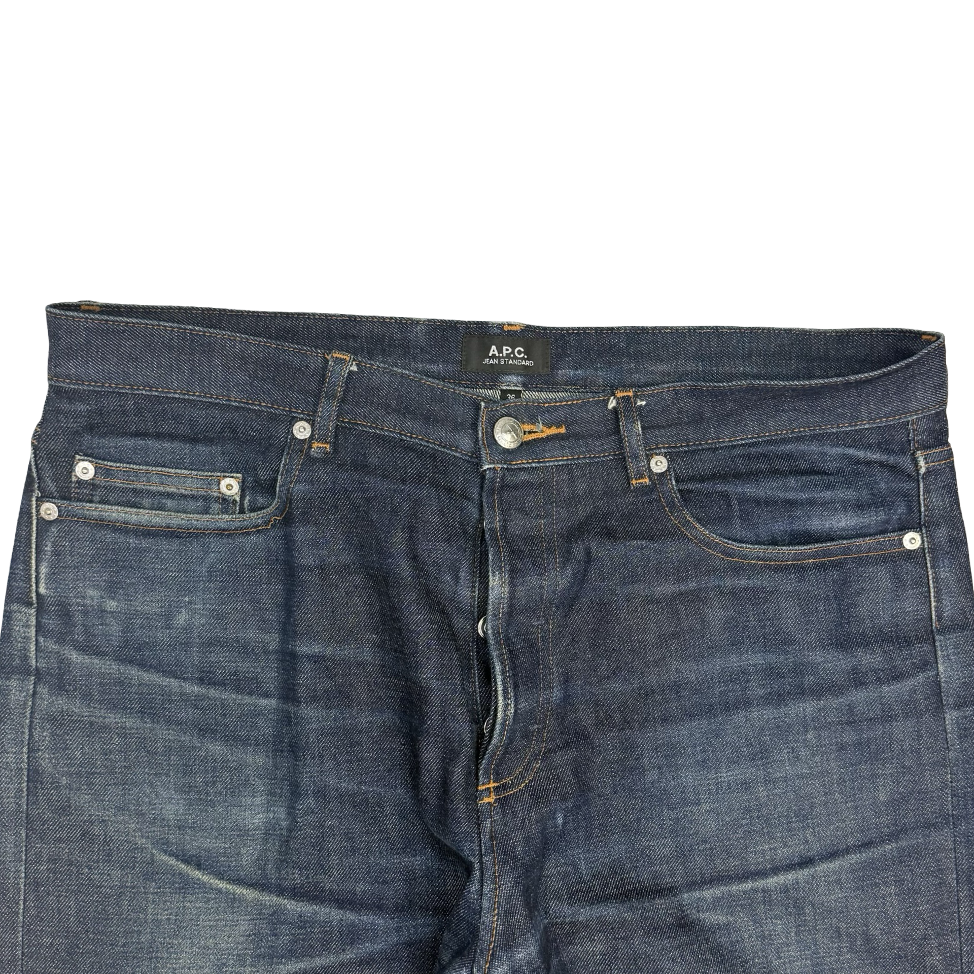 A.P.C. Jean Standard Denim Pants Raw Indigo Wash