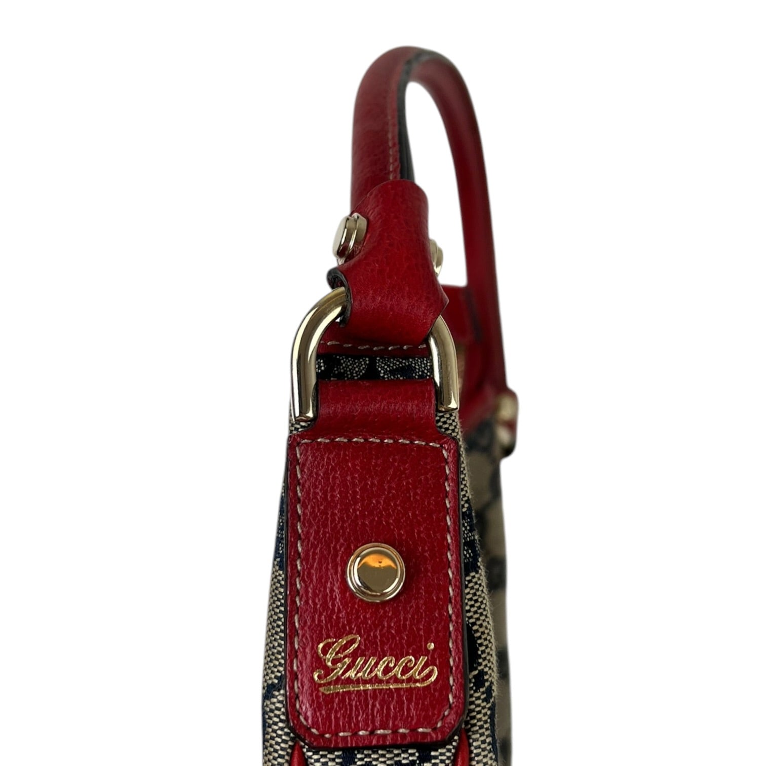 Gucci Small GG-Canvas Abbey Hobo Bag