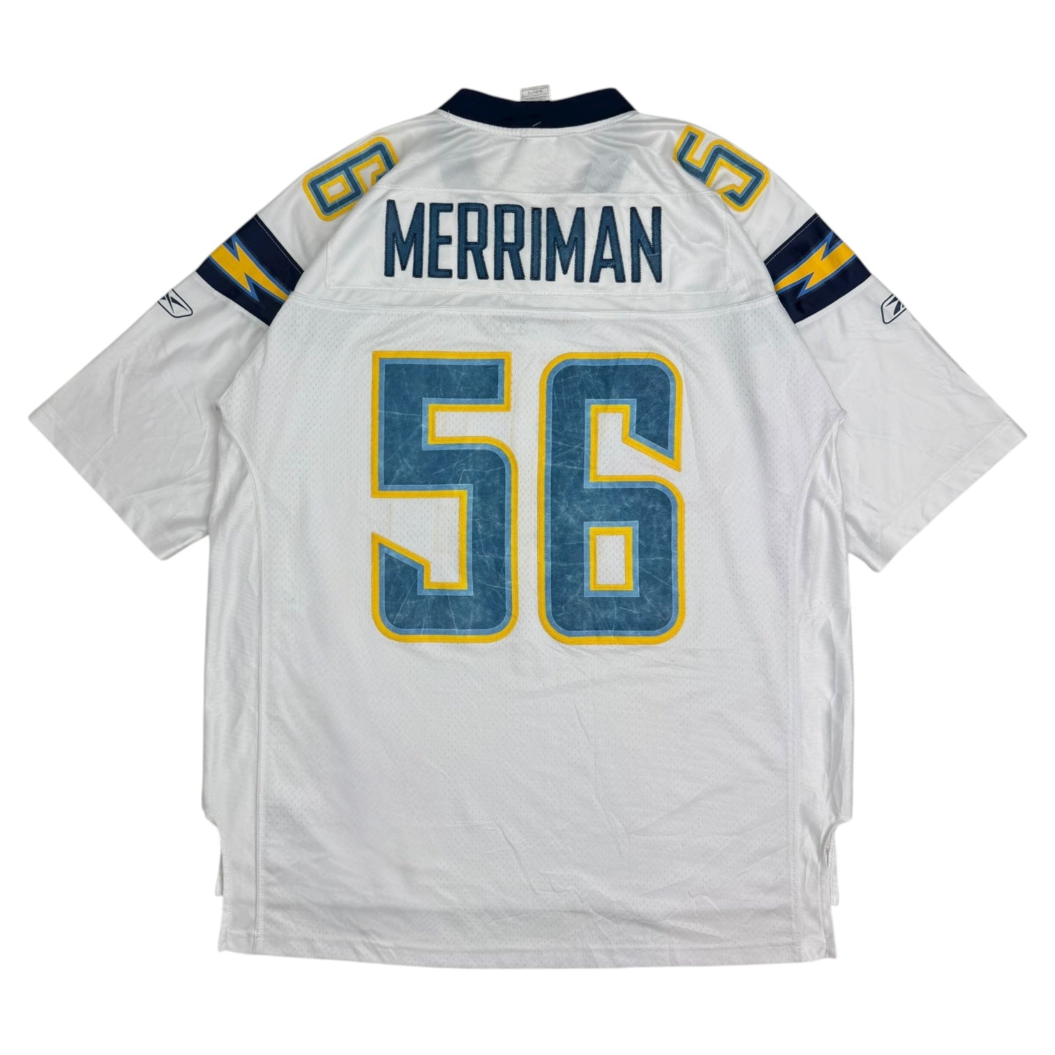 Vintage Reebok Los Angeles Chargers Shawne Merriman Away Jersey White