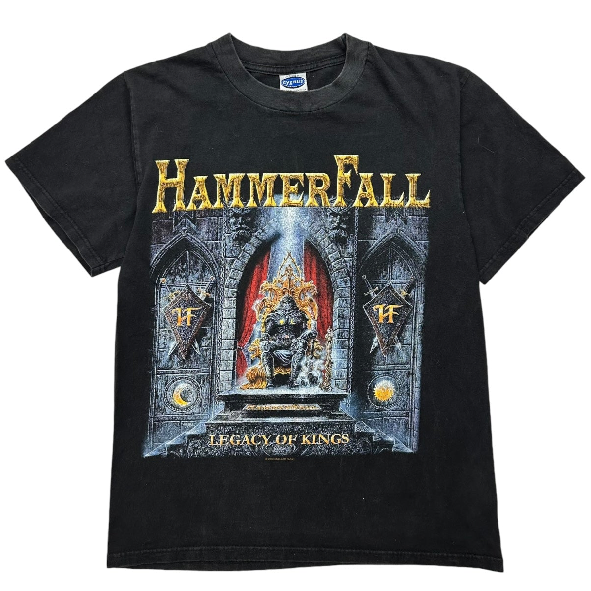 Vintage Hammerfall Legacy Of Kings Tee Black