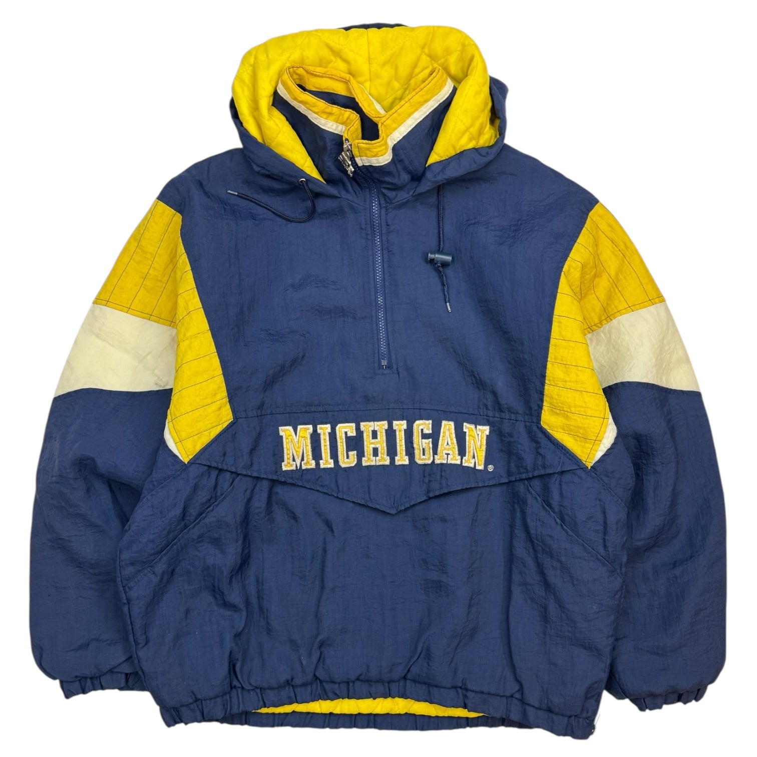 Vintage Michigan Wolverines Starter Pull Over Jacket