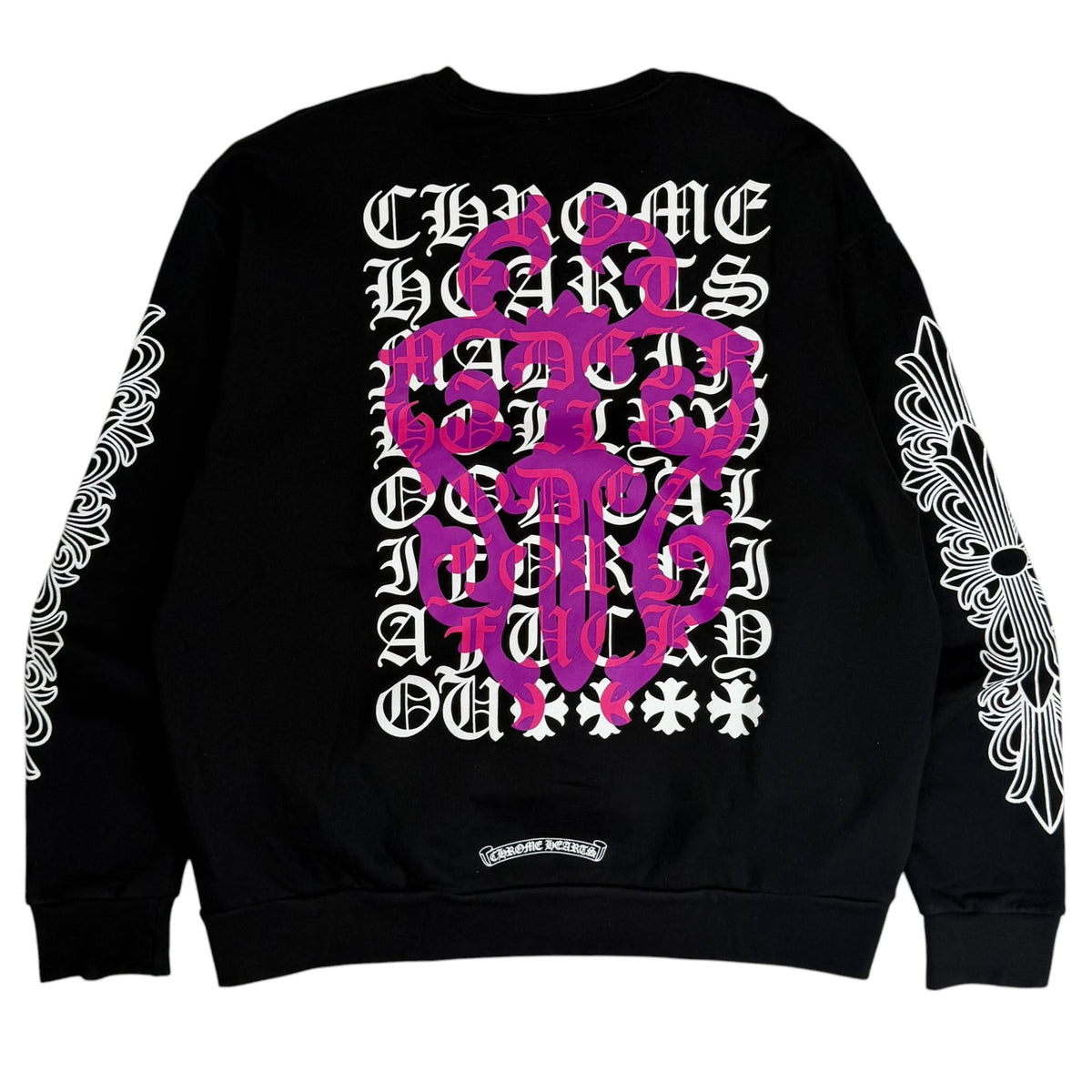 Chrome Hearts Dagger Eye Chart Sweatshirt Black
