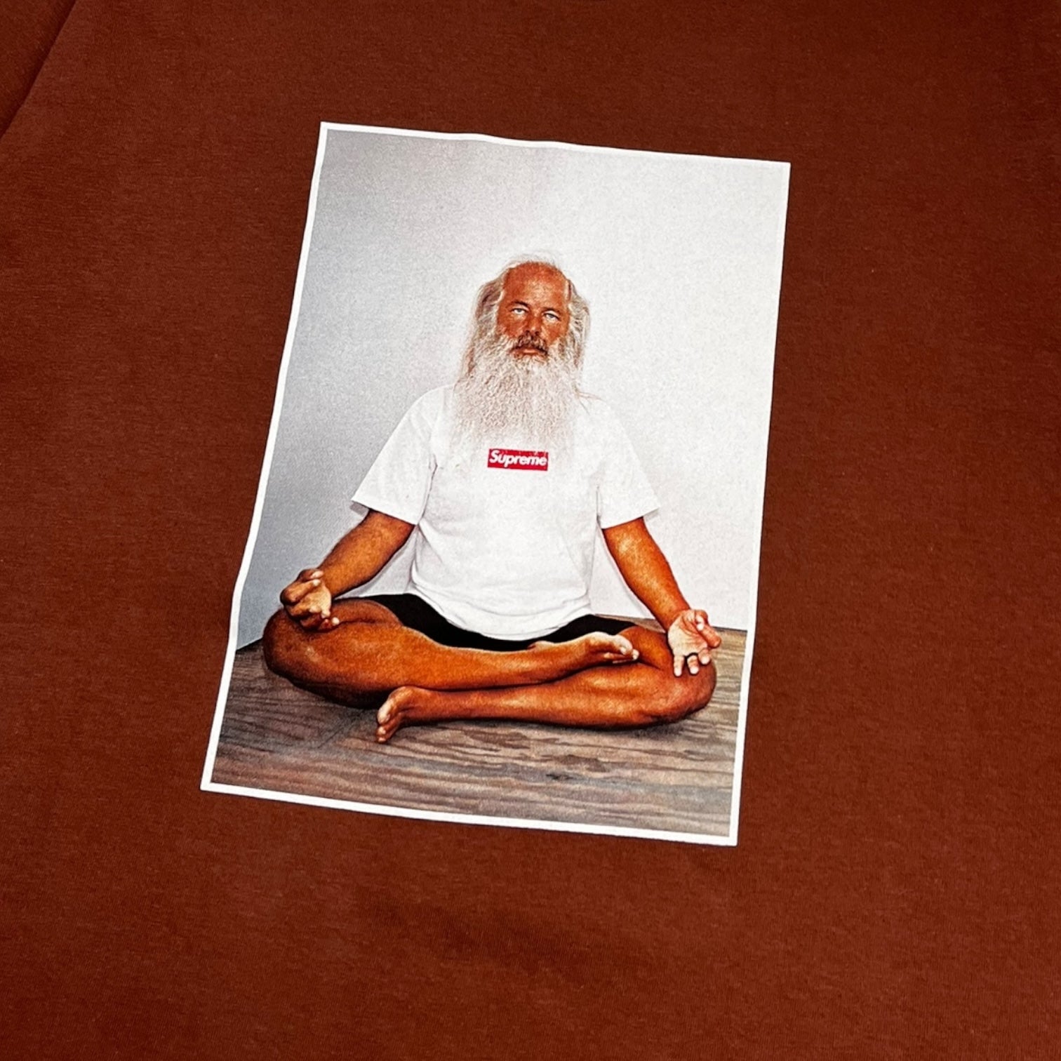 Supreme Rick Rubin Tee Brown