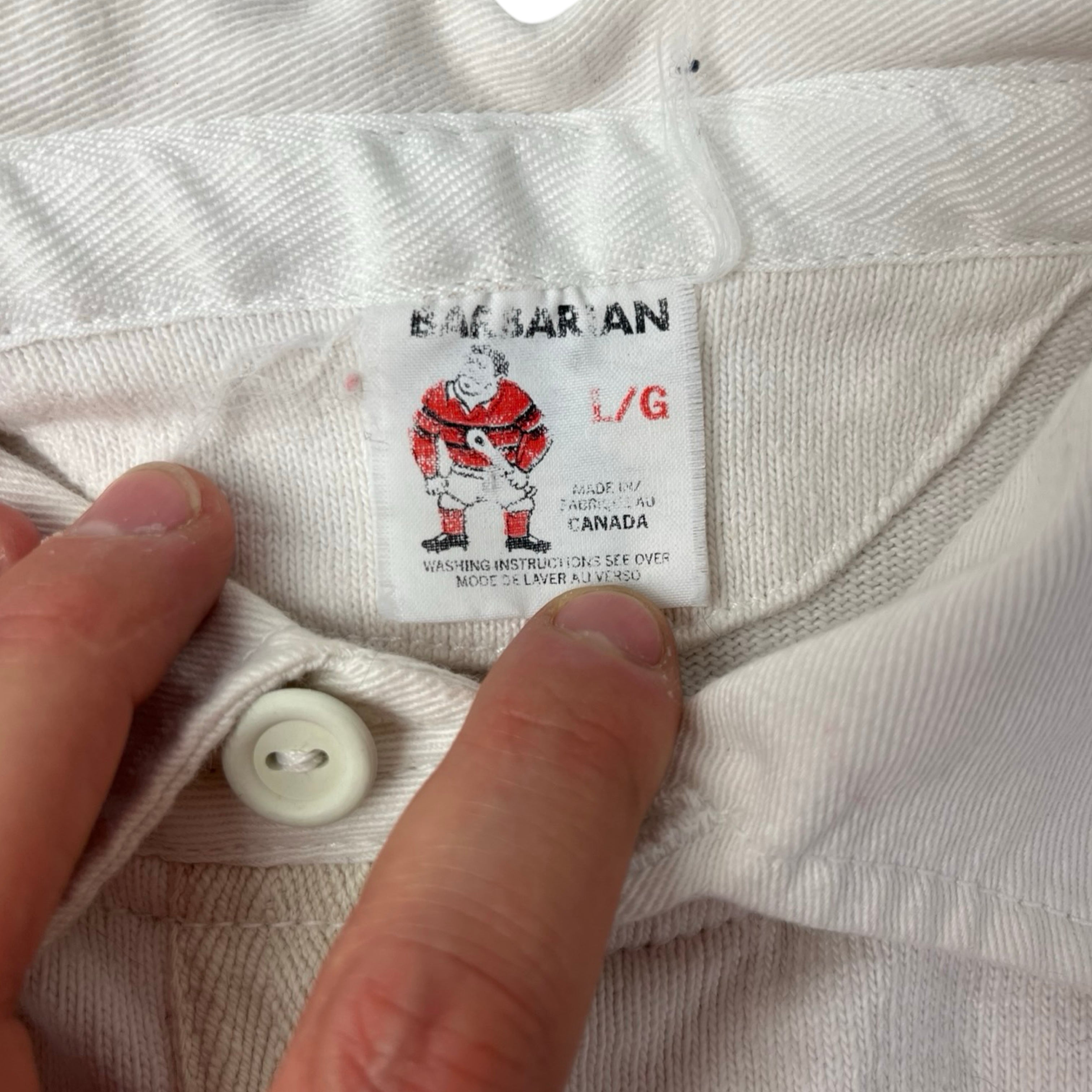 Vintage Bishop Grandin Barbarian Rugby Polo