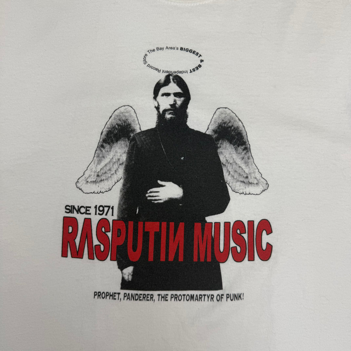 Vintage Rasputin Music Tee White