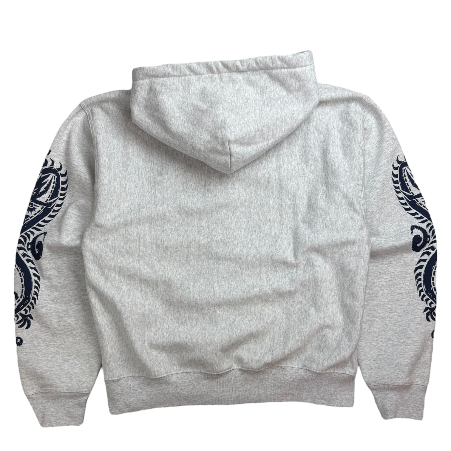 Stussy Dragons Zip Hoodie Ash Heather