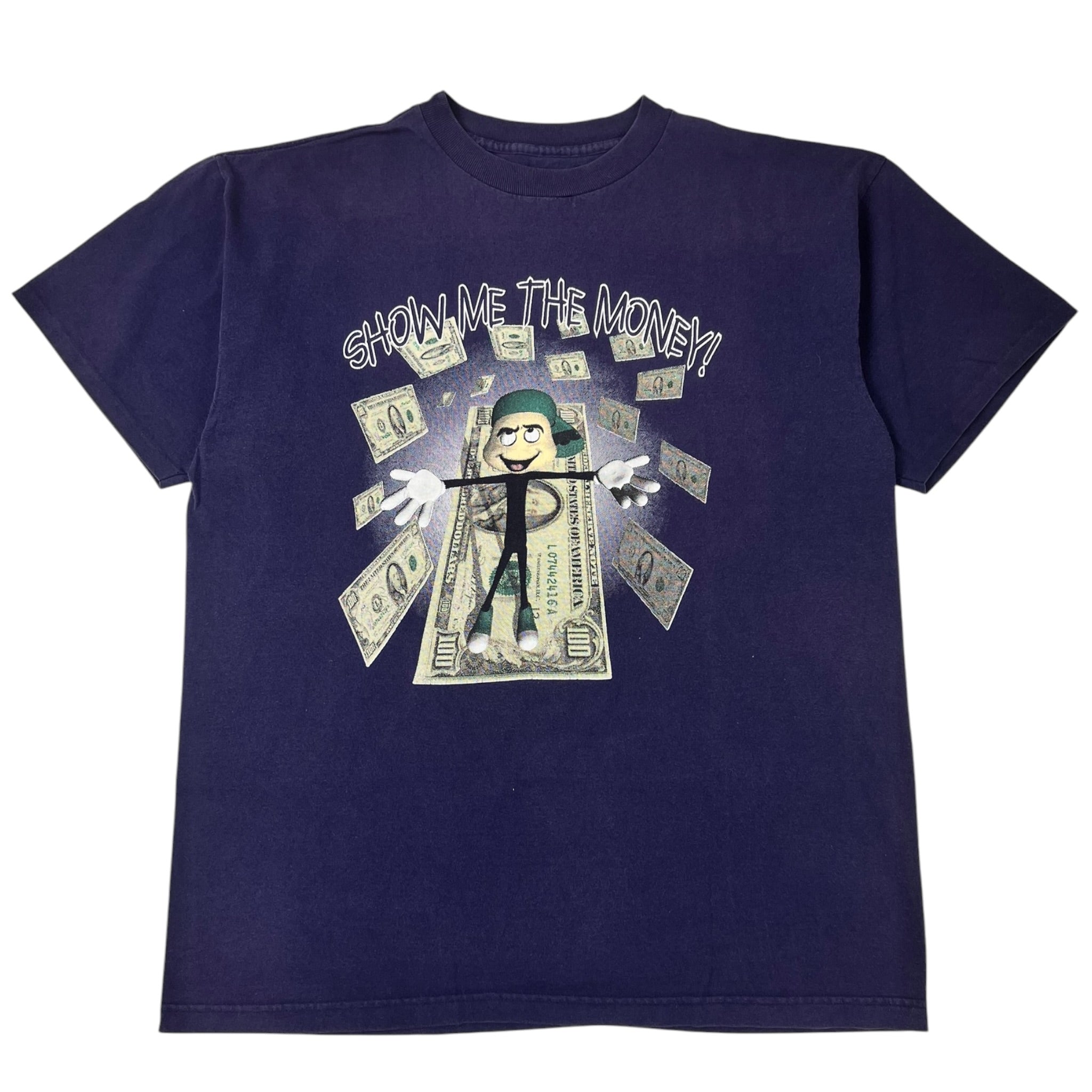 Vintage “Show Me The Money” T-Shirt Indigo