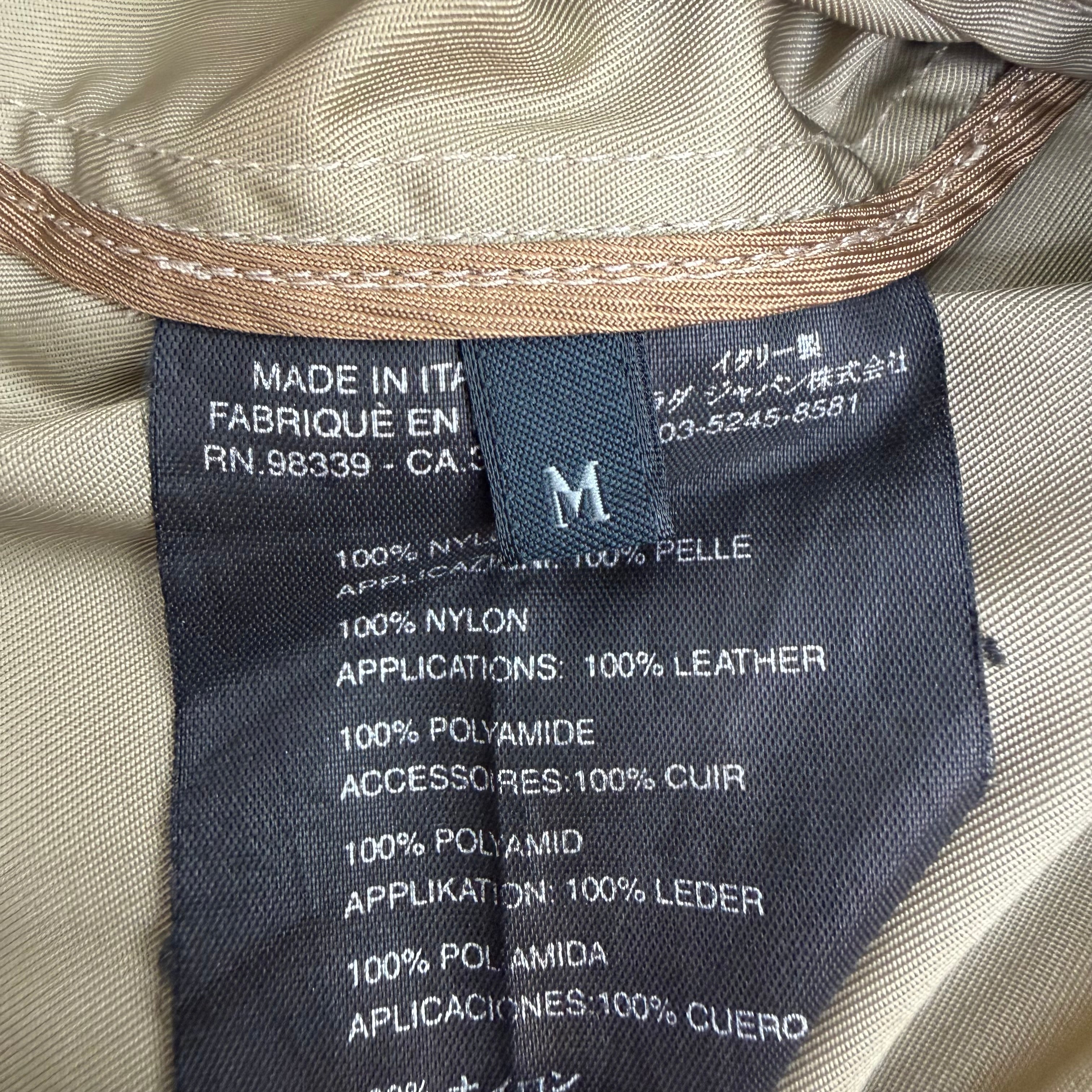 Prada Nylon Anorak Windbreaker Khaki